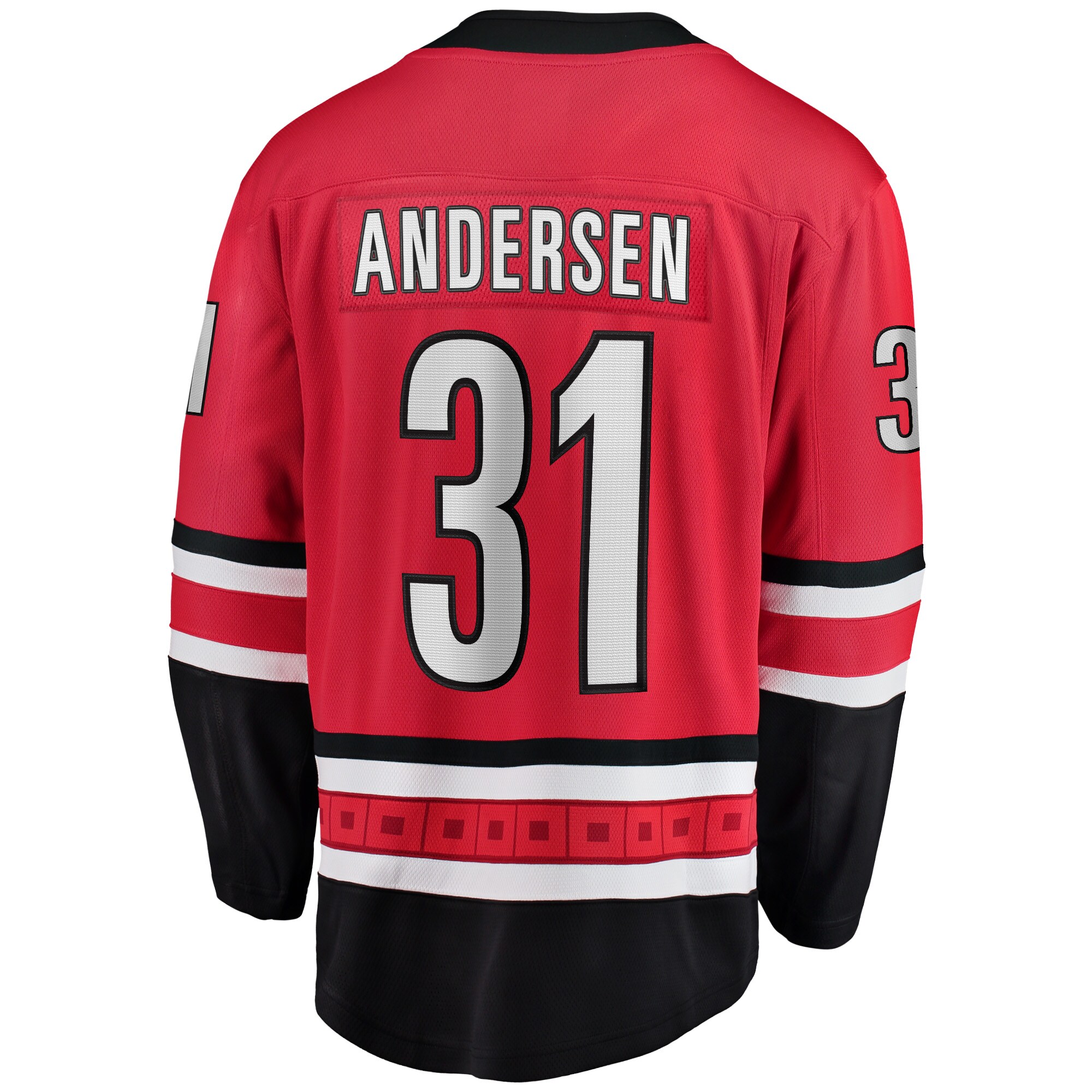 Frederik Andersen Carolina Hurricanes Fanatics Alternate Breakaway Player Jersey - Red