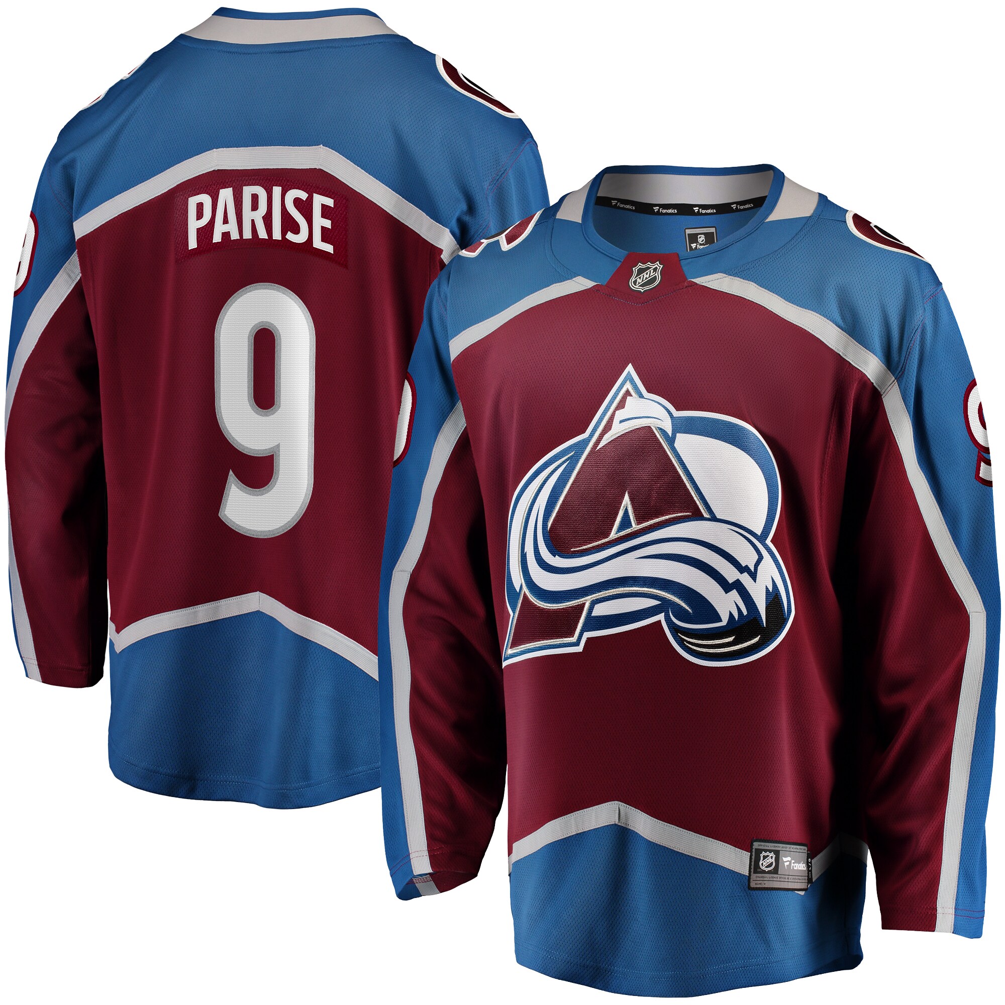 Zach Parise Colorado Avalanche Fanatics Home Premier Breakaway Player Jersey - Maroon