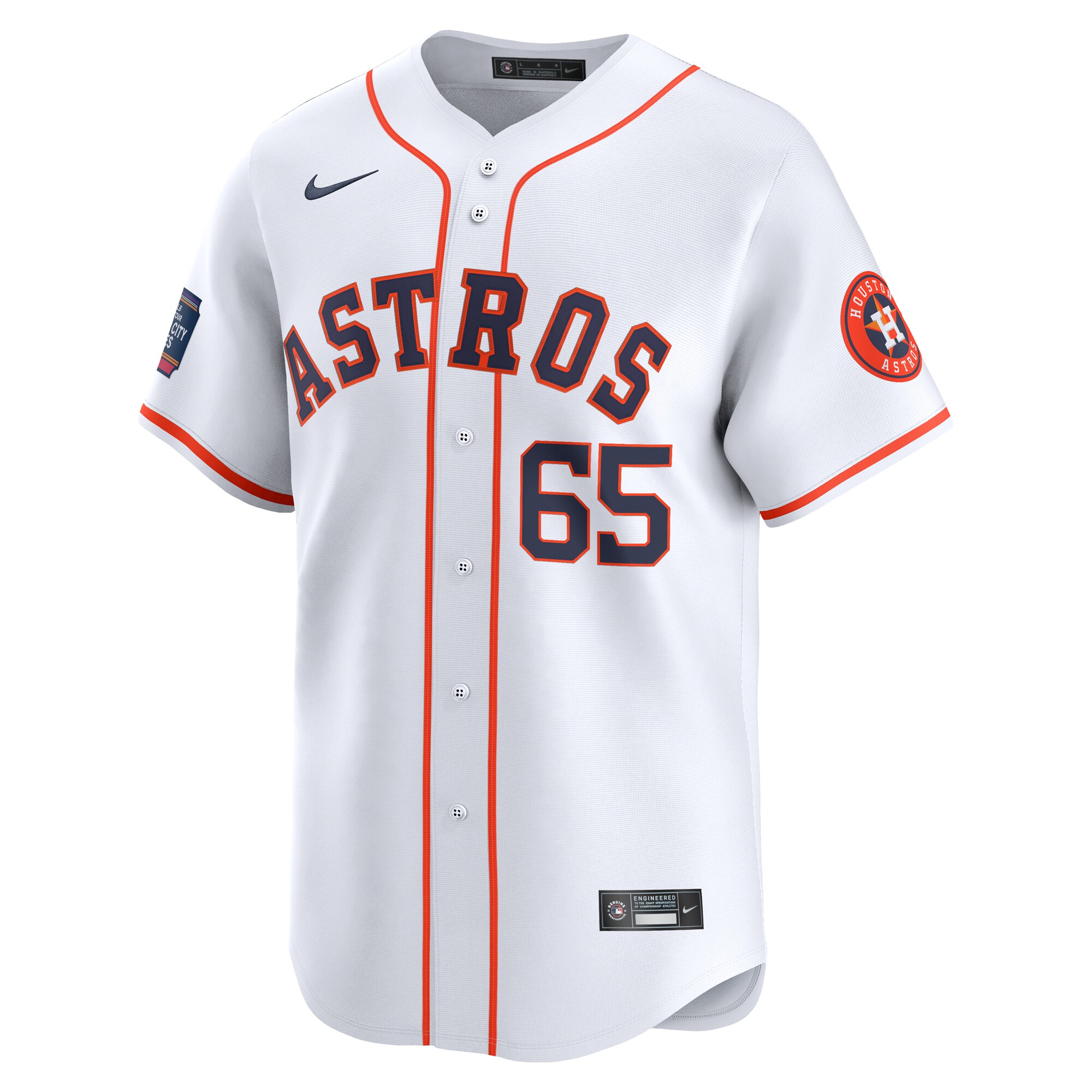 Jose Urquidy Houston Astros  2024 MLB World Tour Mexico City Series Home Limited Player Jersey - White