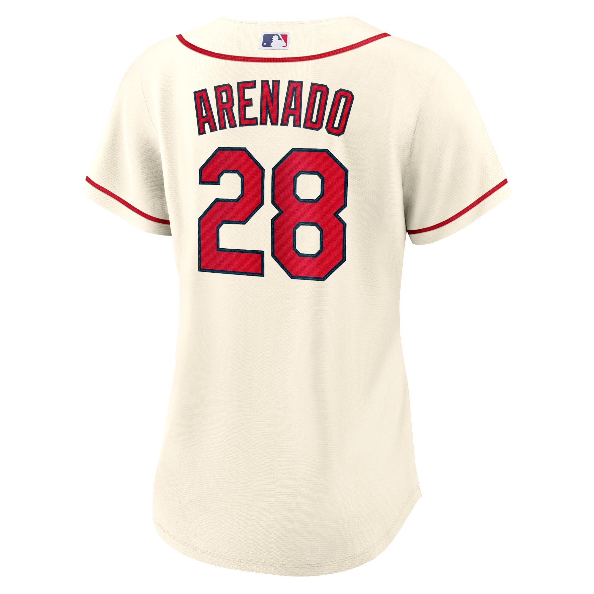 Nolan Arenado St. Louis Cardinals  Women's Alternate Replica Player Jersey - Cream