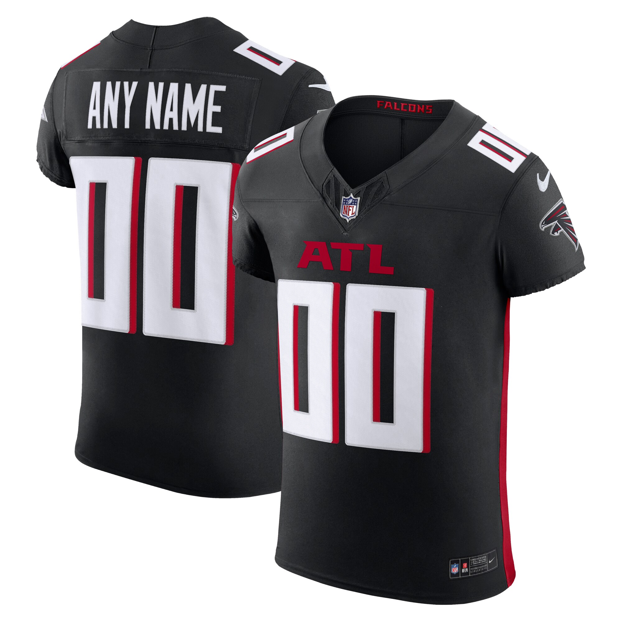 Atlanta Falcons  Vapor F.U.S.E. Elite Custom Jersey - Black