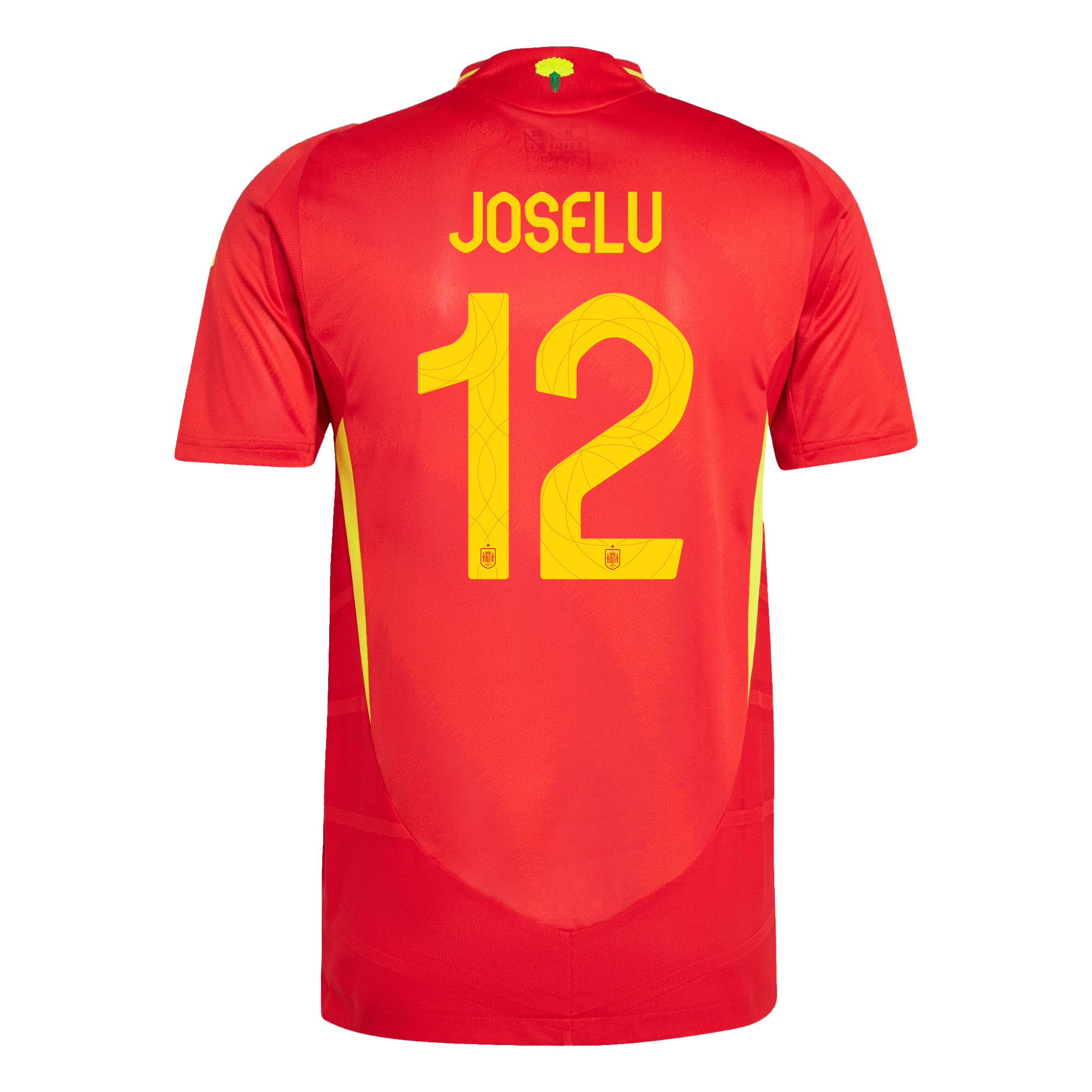 Joselu 12 Spain National Team 2024 Home Men Jersey - Red