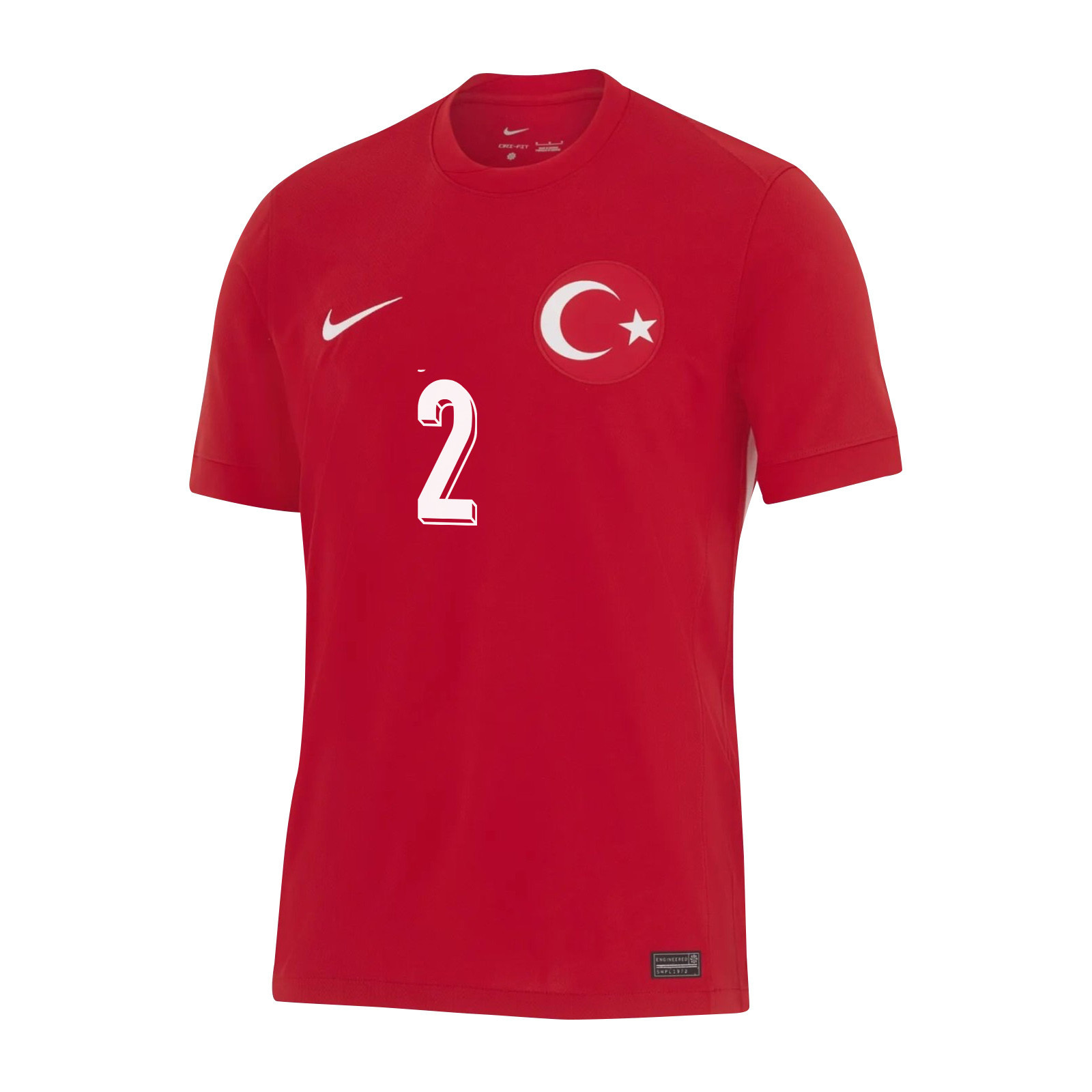 Zeki Çelik 2 Turkey National Team 2024 Away Stadium Men Jersey - Red