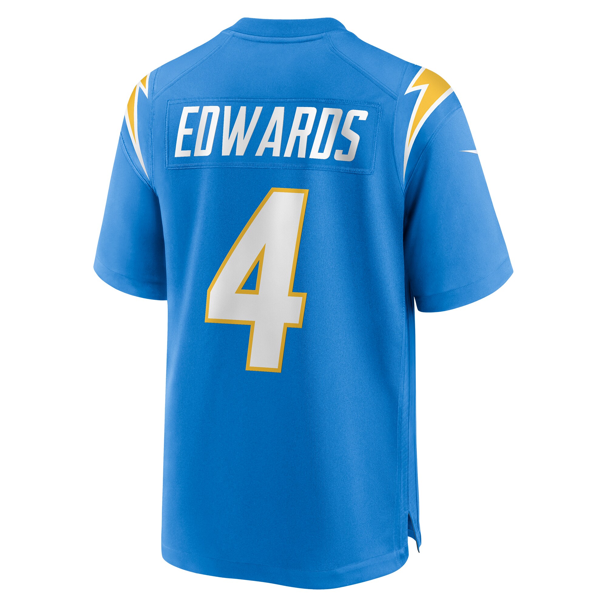 Gus Edwards Los Angeles Chargers   Game Jersey -  Powder Blue