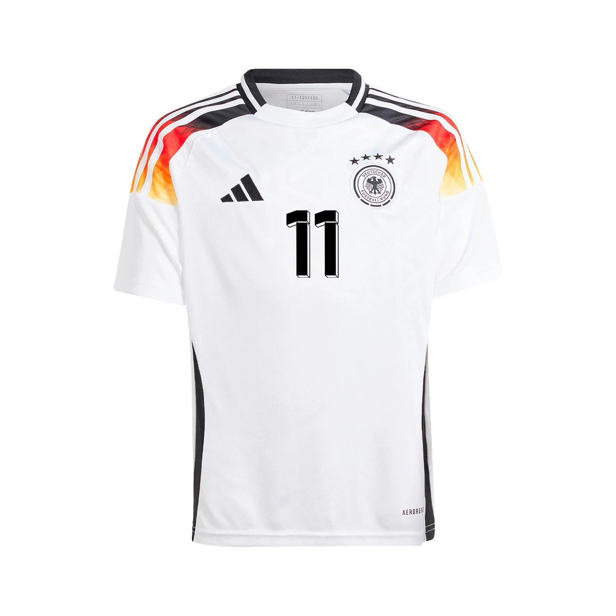 Chris Führich 11 Signed Germany National Team 2024/25 YOUTH Jersey Autographed - Home