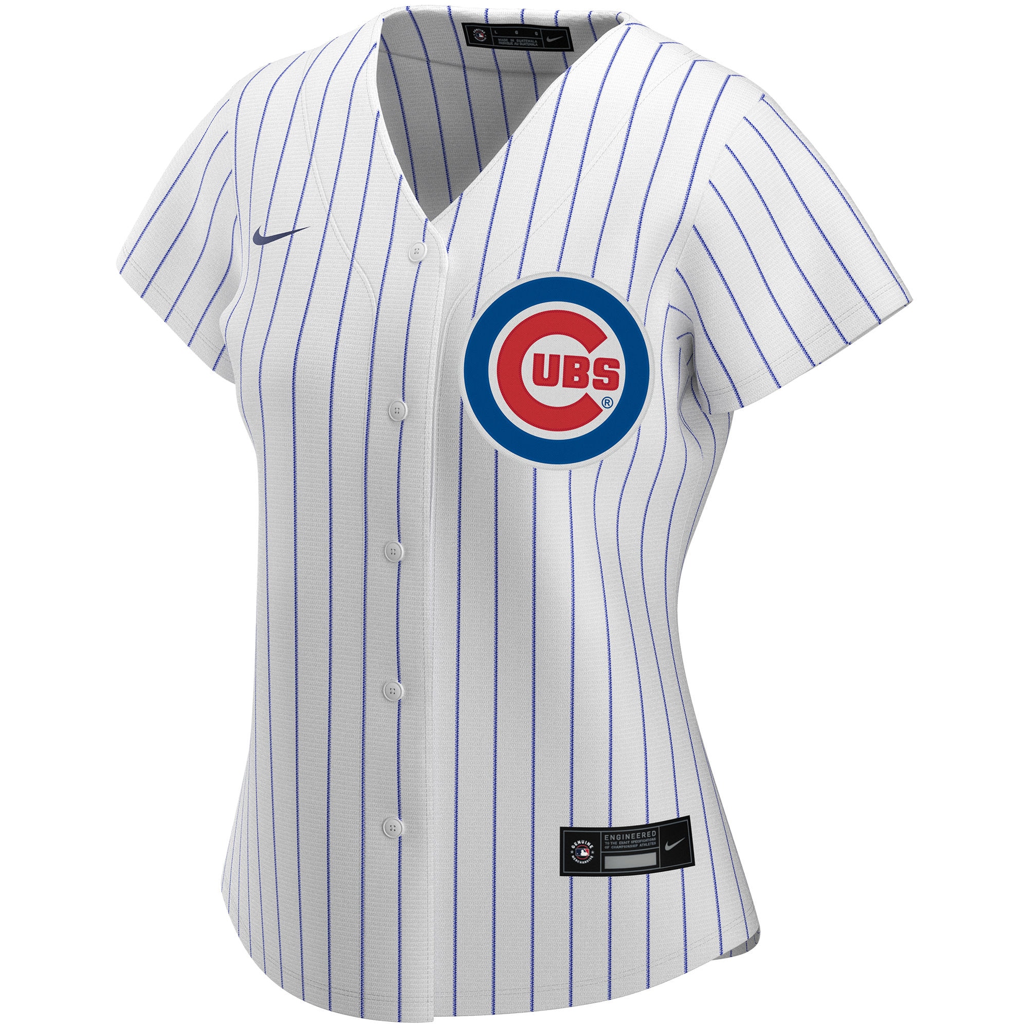 Chicago Cubs  Women's Home Replica Custom Jersey - White