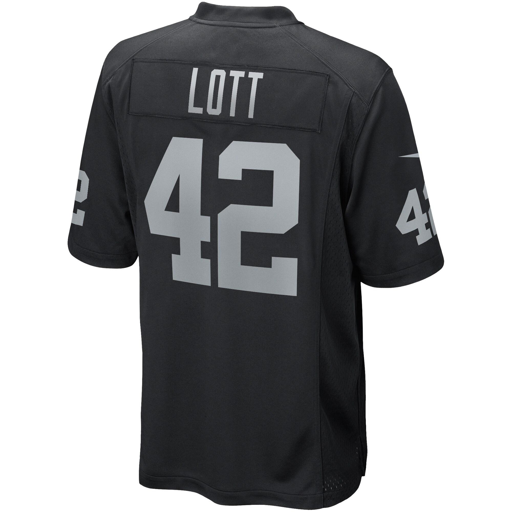 Ronnie Lott Las Vegas Raiders  Game Retired Player Jersey - Black