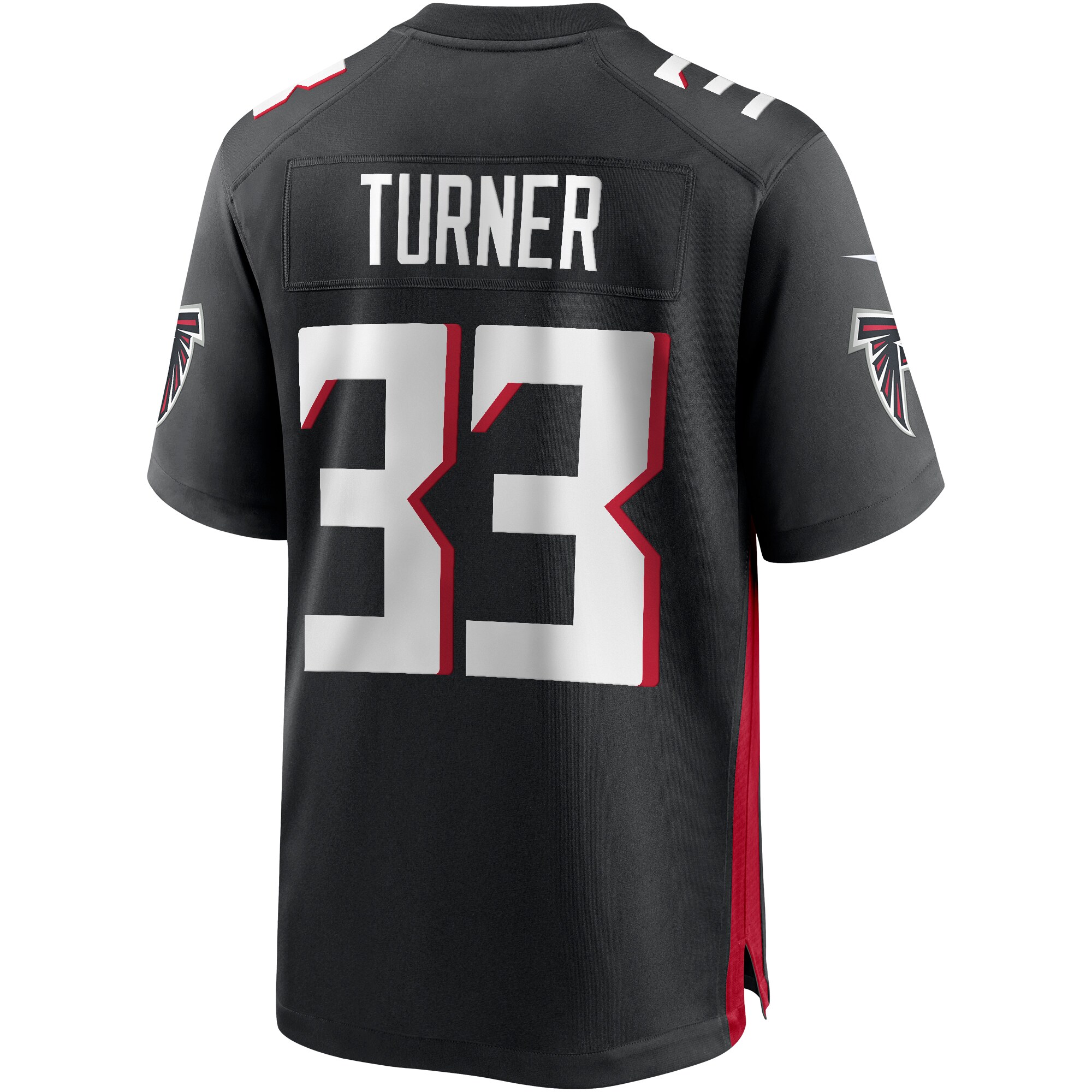 Michael Turner Atlanta Falcons  Game Retired Player Jersey - Black