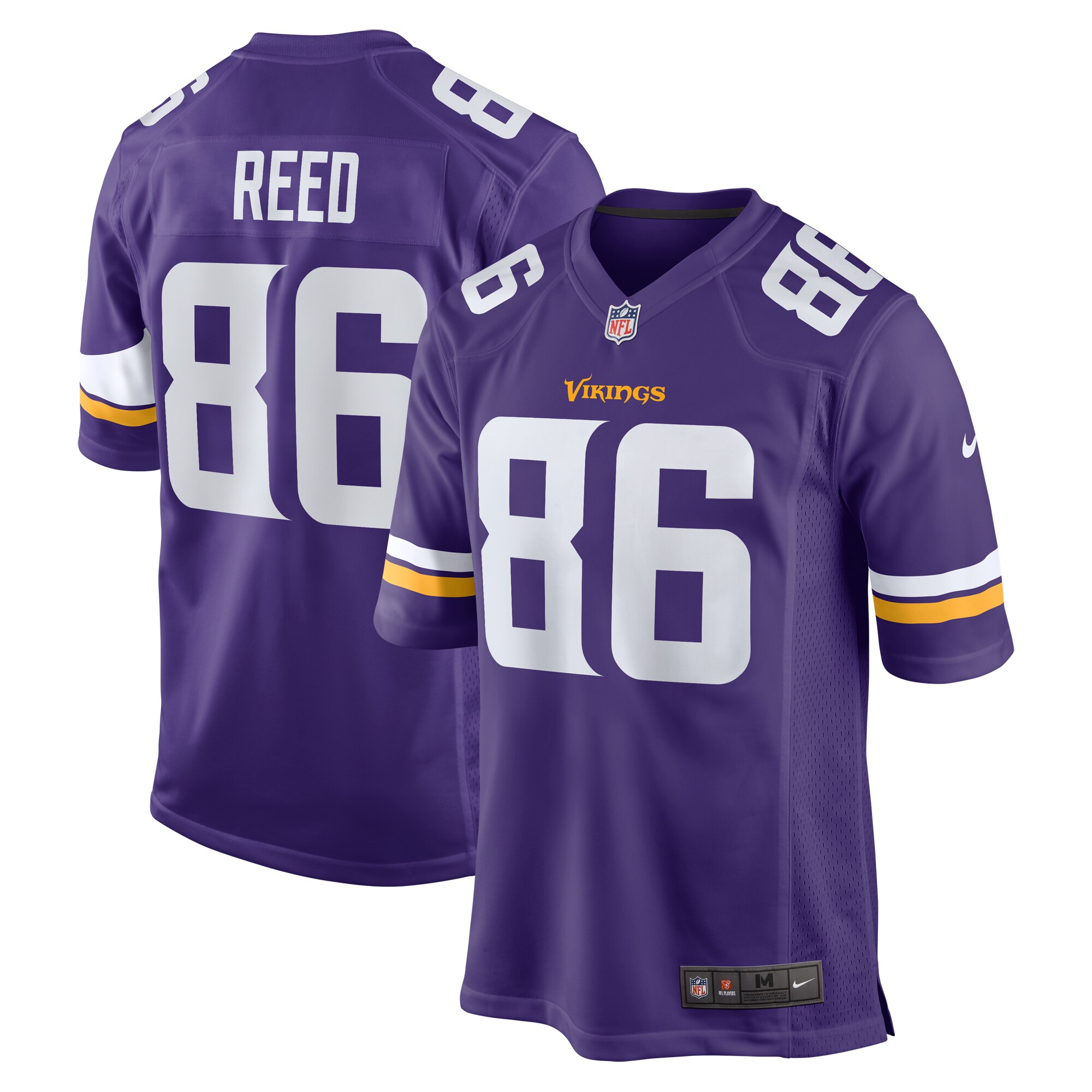 Jake Reed Minnesota Vikings  Retired Player Game Jersey - Purple