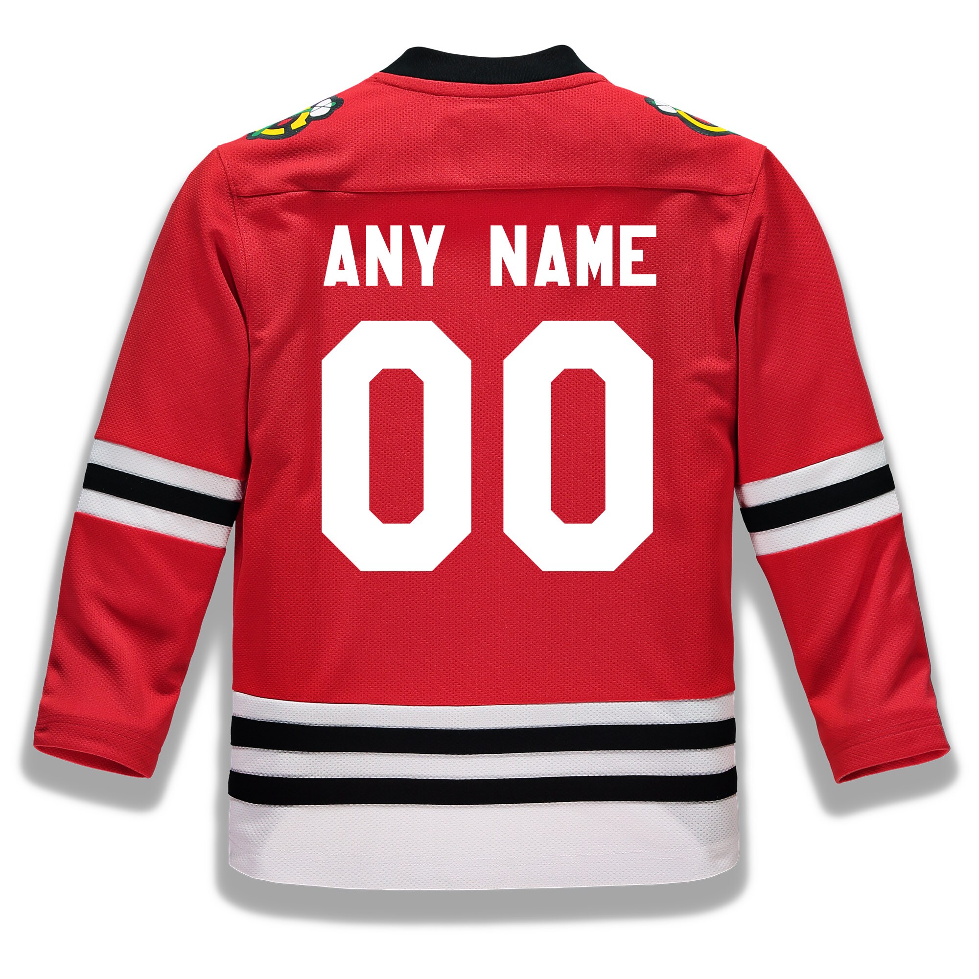 Chicago Blackhawks Fanatics Youth Home Replica Custom Jersey - Red