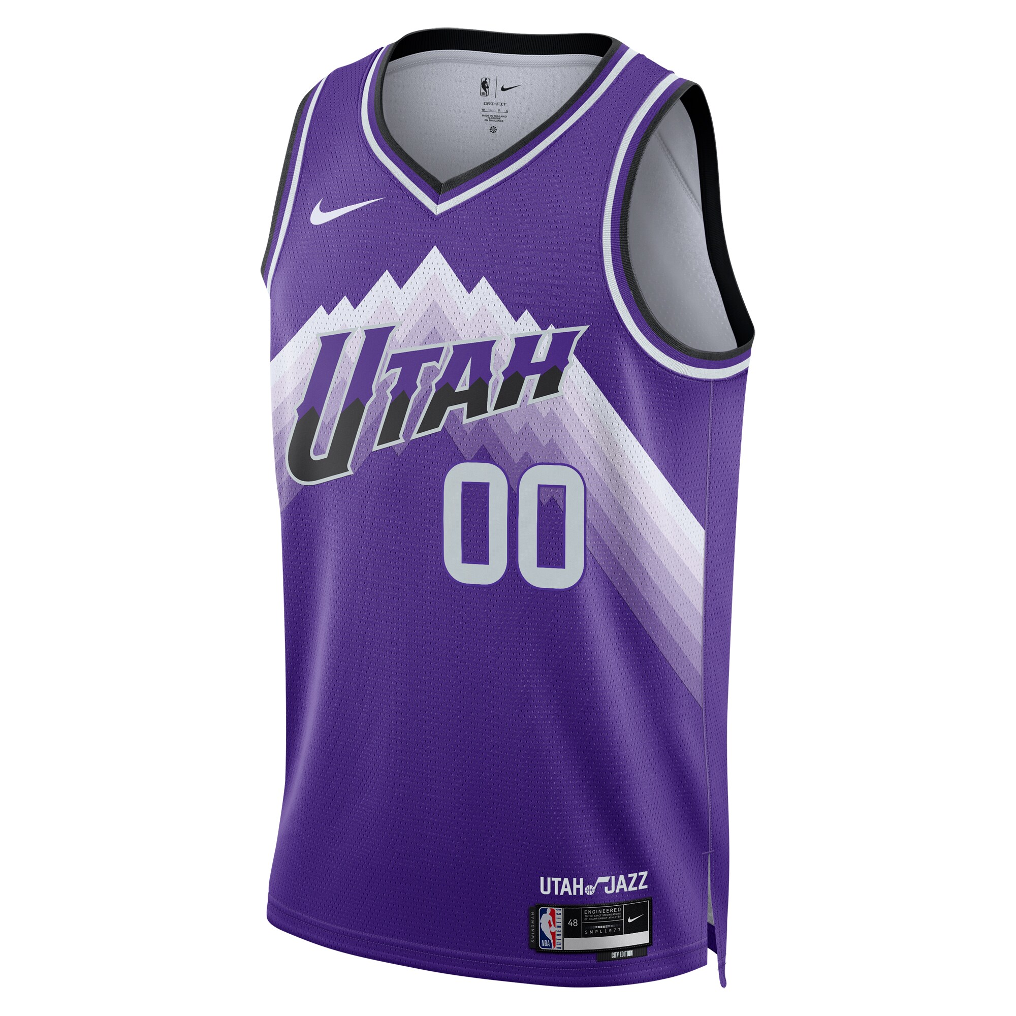Utah Jazz  Unisex 2023\/24 Custom Swingman Jersey - Purple - City Edition