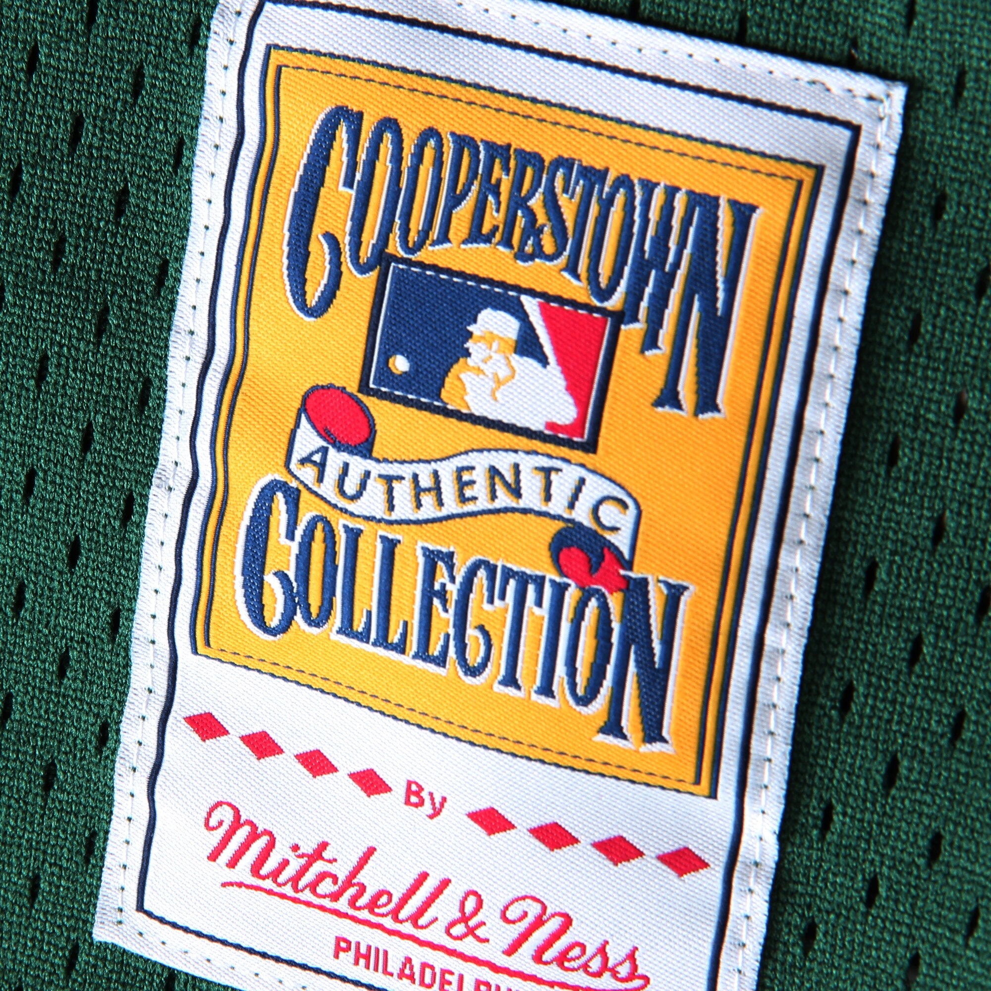 Rickey Henderson Oakland Athletics Mitchell & Ness 1998 Cooperstown Mesh Batting Practice Jersey - Green