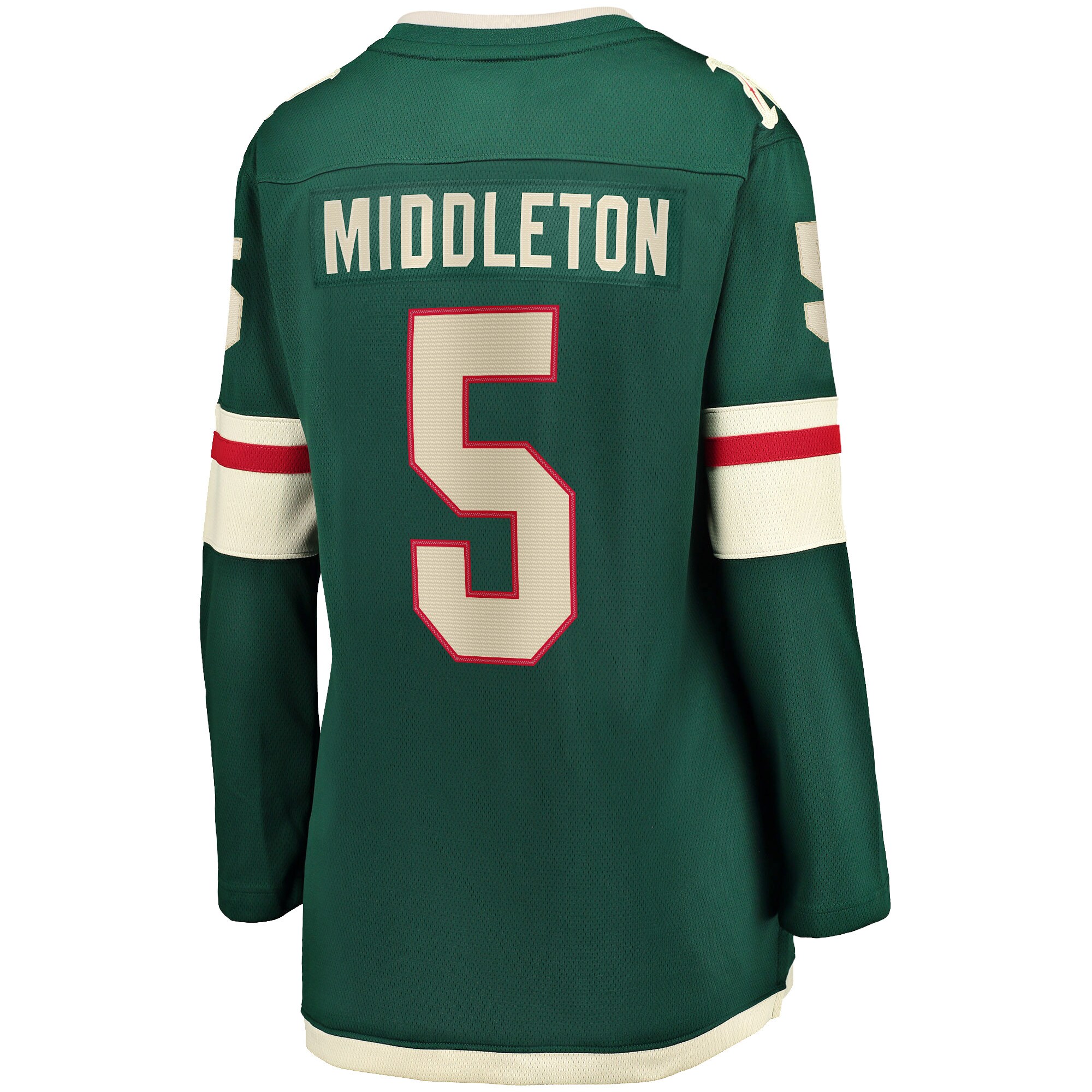 Jake Middleton Minnesota Wild Fanatics Women's Home Breakaway Player Jersey - Green
