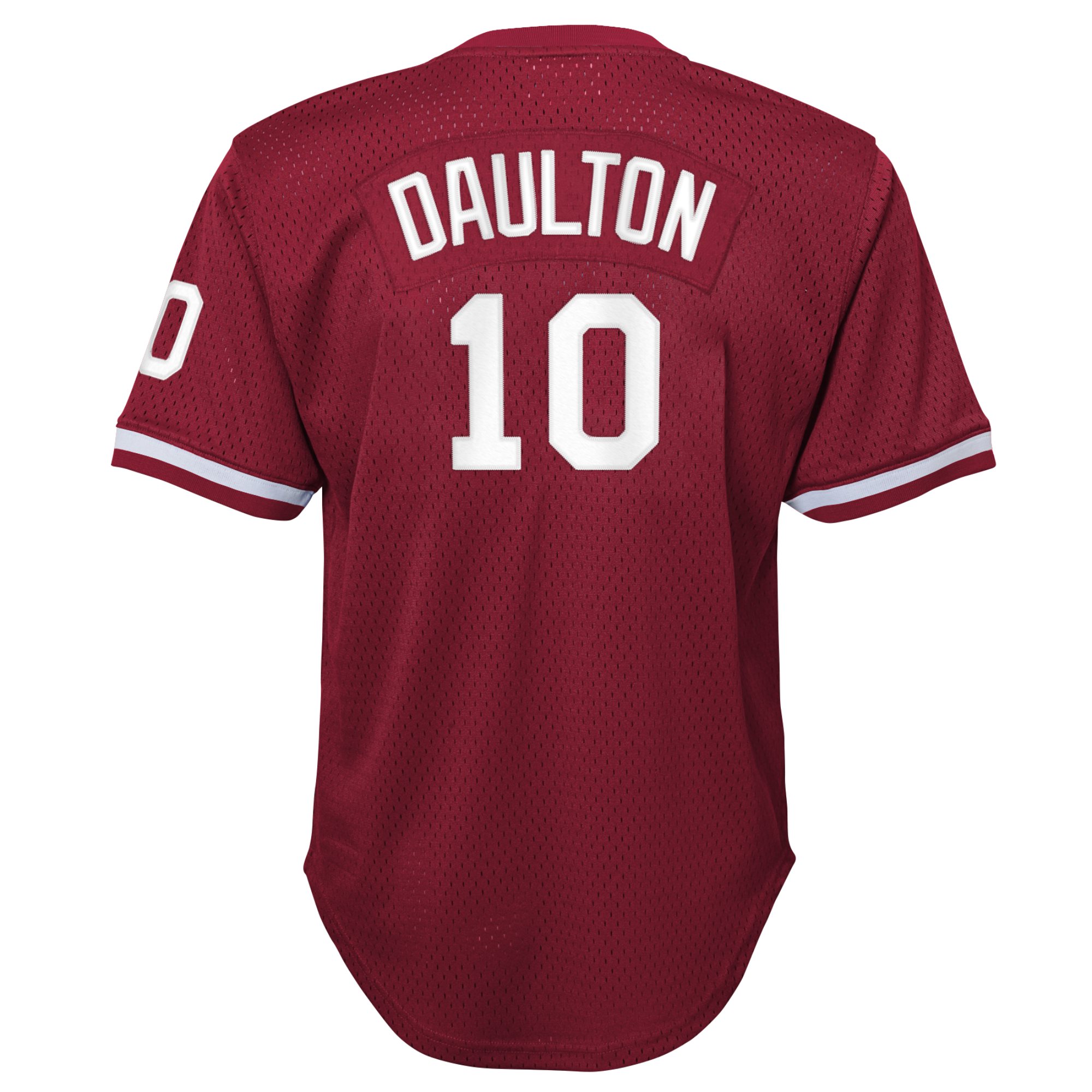 Darren Daulton Philadelphia Phillies Mitchell & Ness Youth Cooperstown Collection\u00c2\u00a0Mesh Batting Practice Jersey - Burgundy