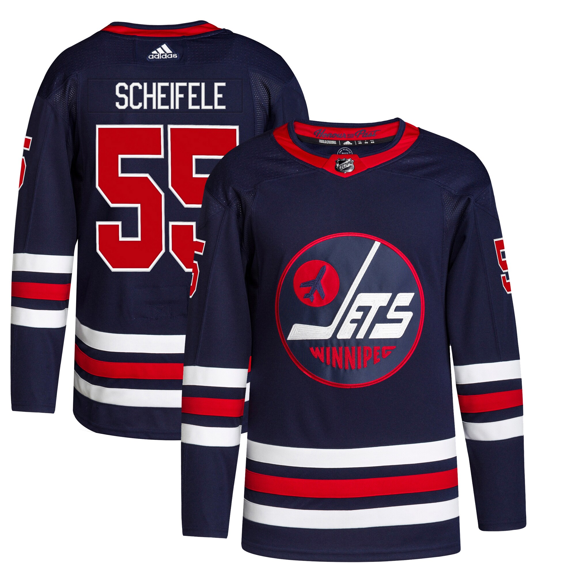 Mark Scheifele Winnipeg Jets adidas Alternate Primegreen Authentic Player Jersey - Navy