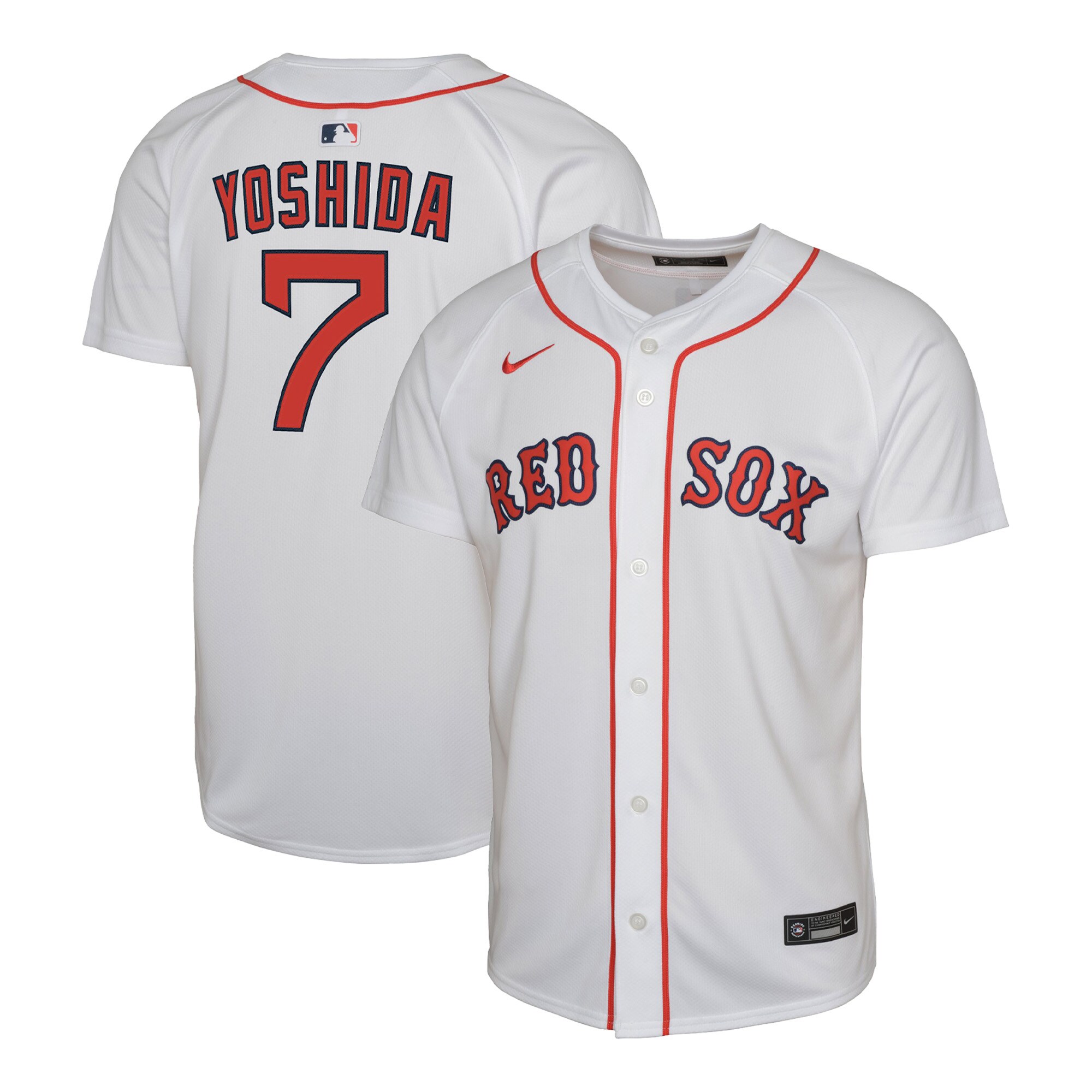Masataka Yoshida Boston Red Sox  Youth Home Replica Player Jersey - White
