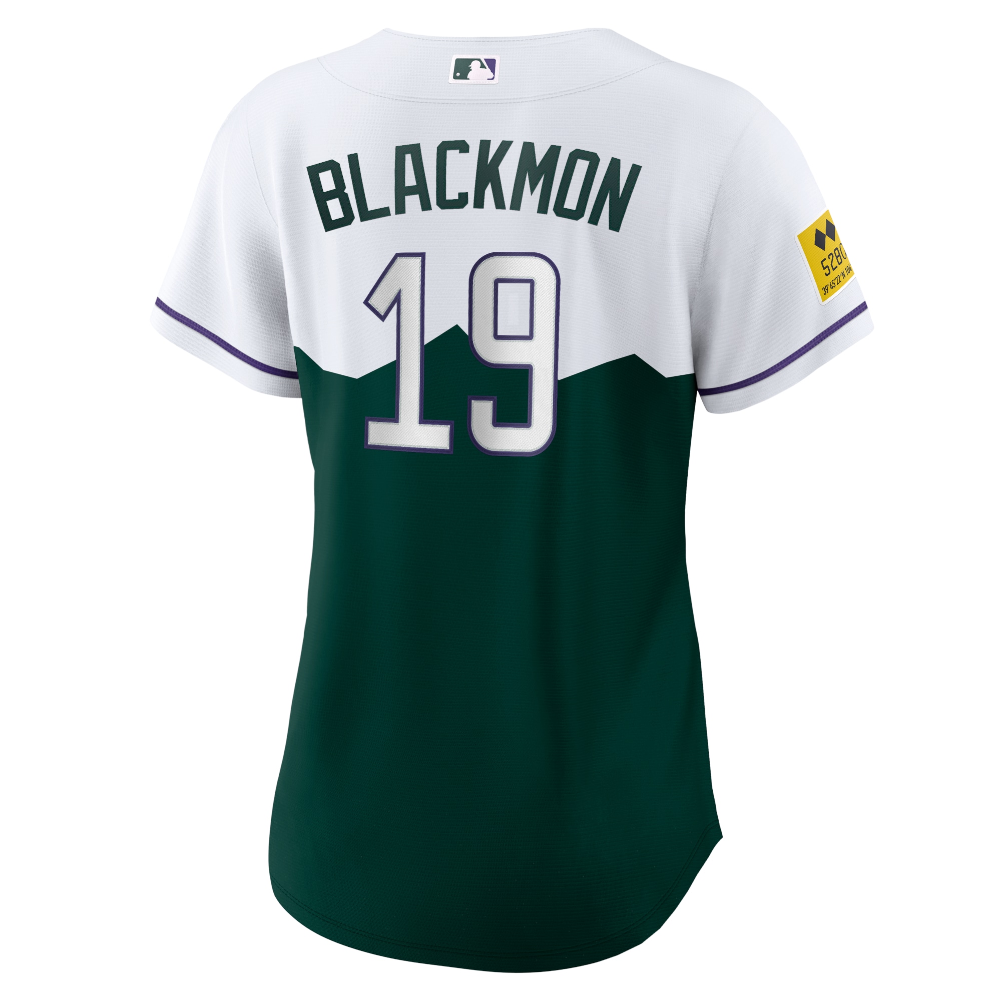 Charlie Blackmon Colorado Rockies  Women's City Connect Replica Player Jersey - White\/Forest Green