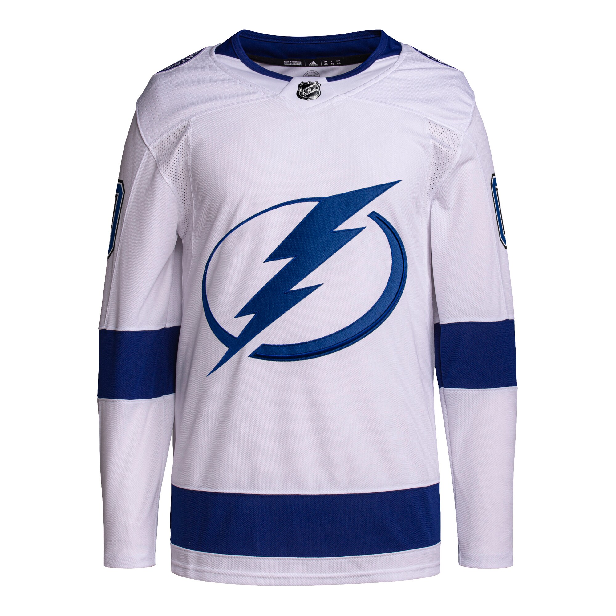 Tampa Bay Lightning adidas  Away  Primegreen Authentic Custom Jersey - White