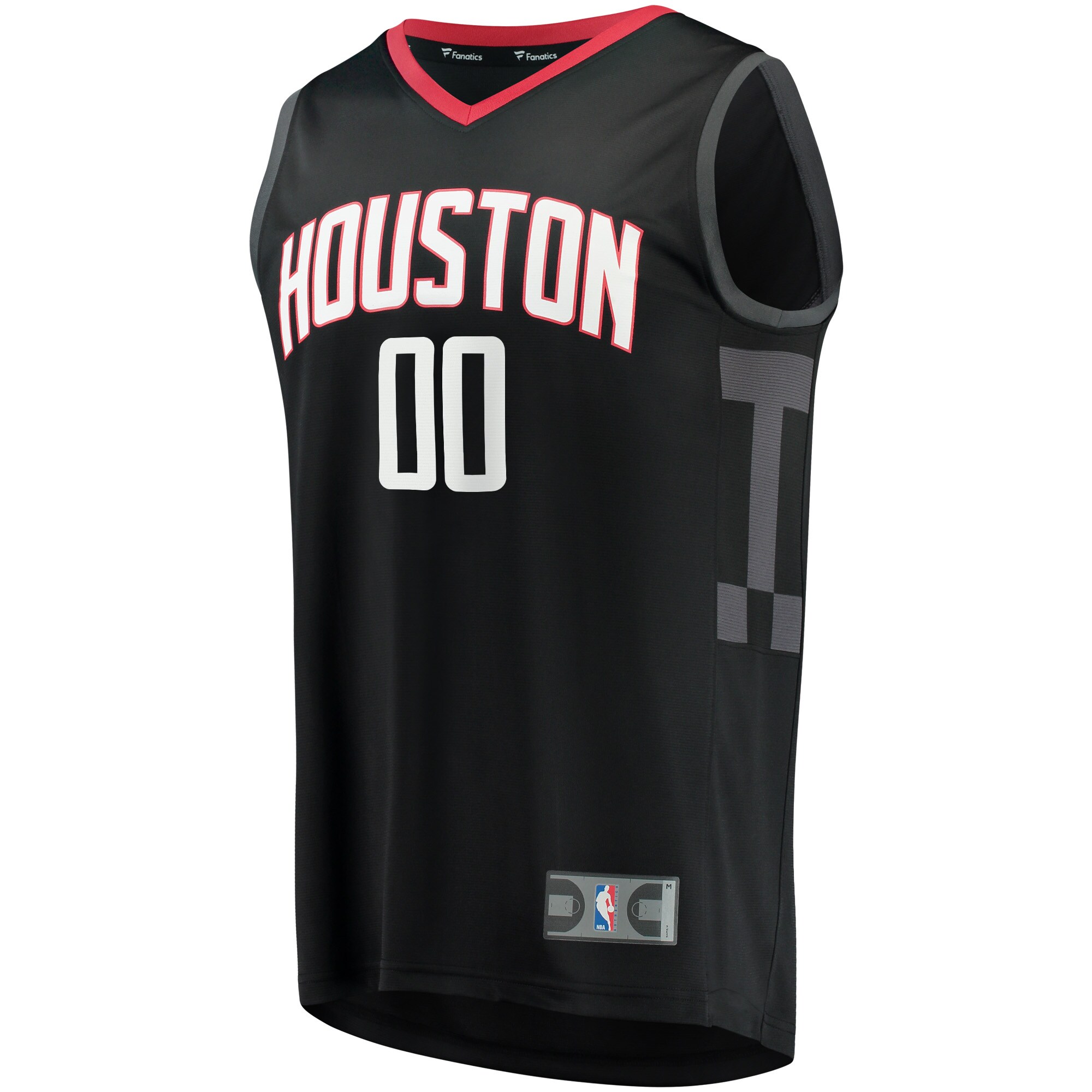 Houston Rockets Fanatics Fast Break Replica Custom Jersey - Statement Edition - Black