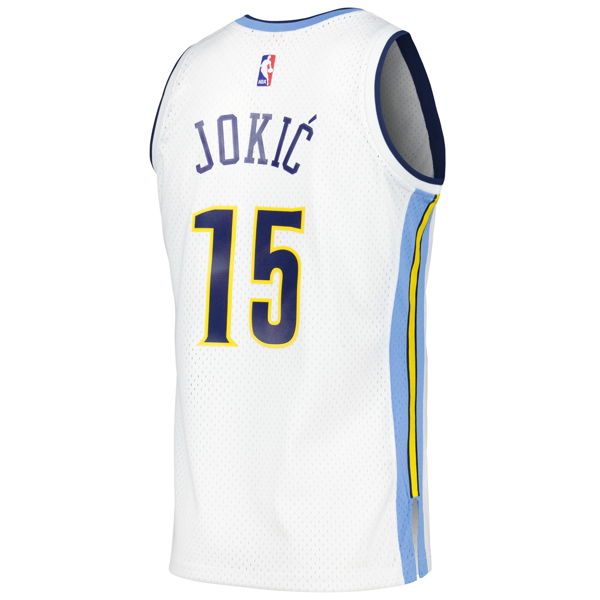 Nikola Jokic Denver Nuggets Mitchell & Ness 2016\/17 Throwback Swingman Jersey - White