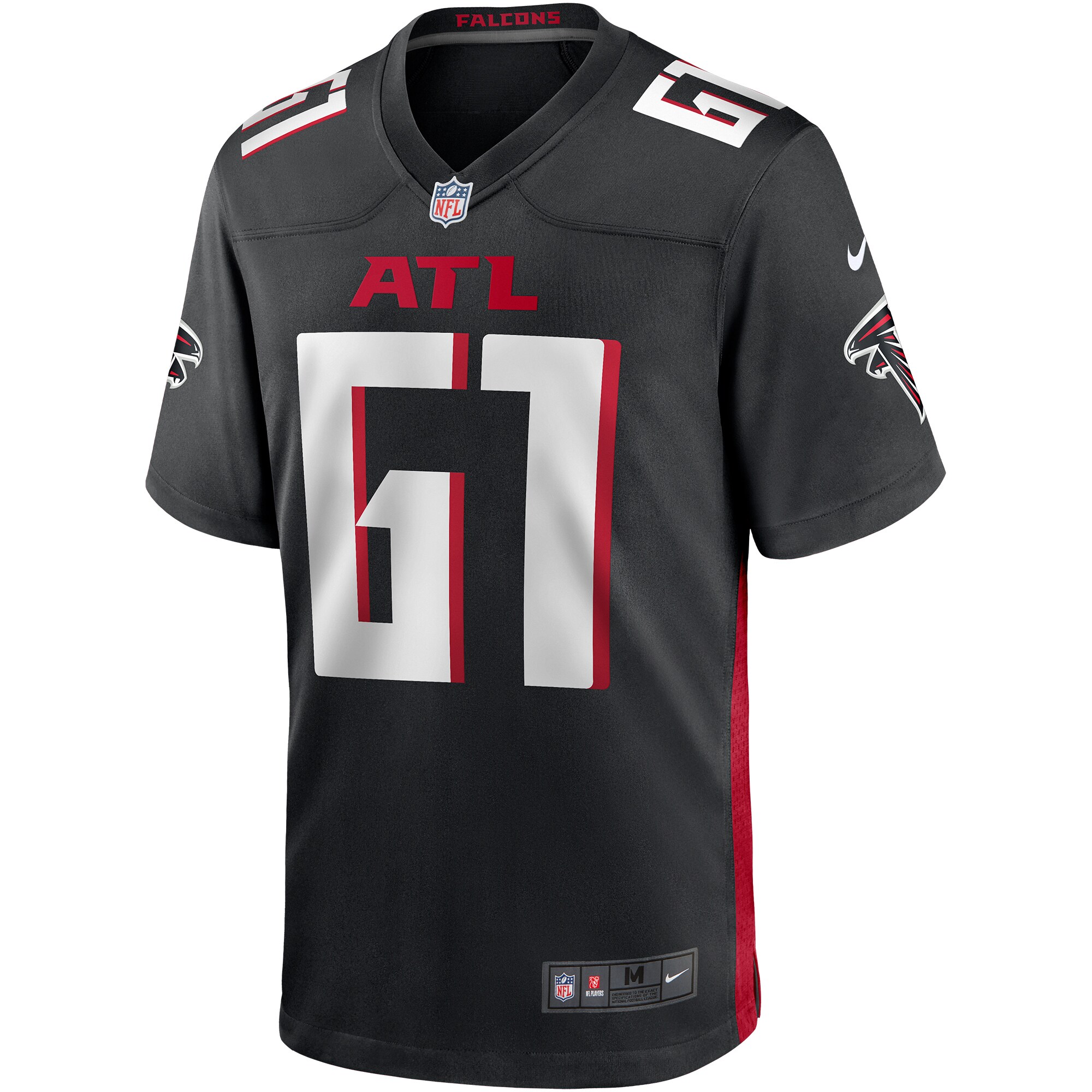 Matt Hennessy Atlanta Falcons  Player Game Jersey - Black