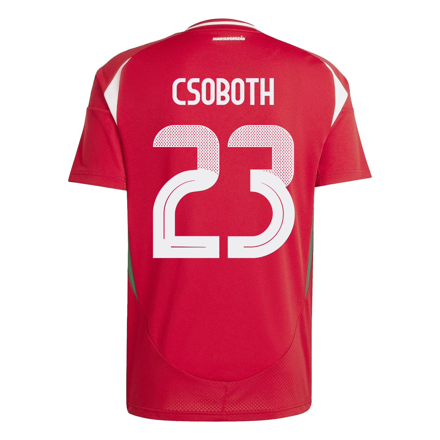Kevin Csoboth 23 Hungary National Team 2024/25 Home Men Jersey - Red