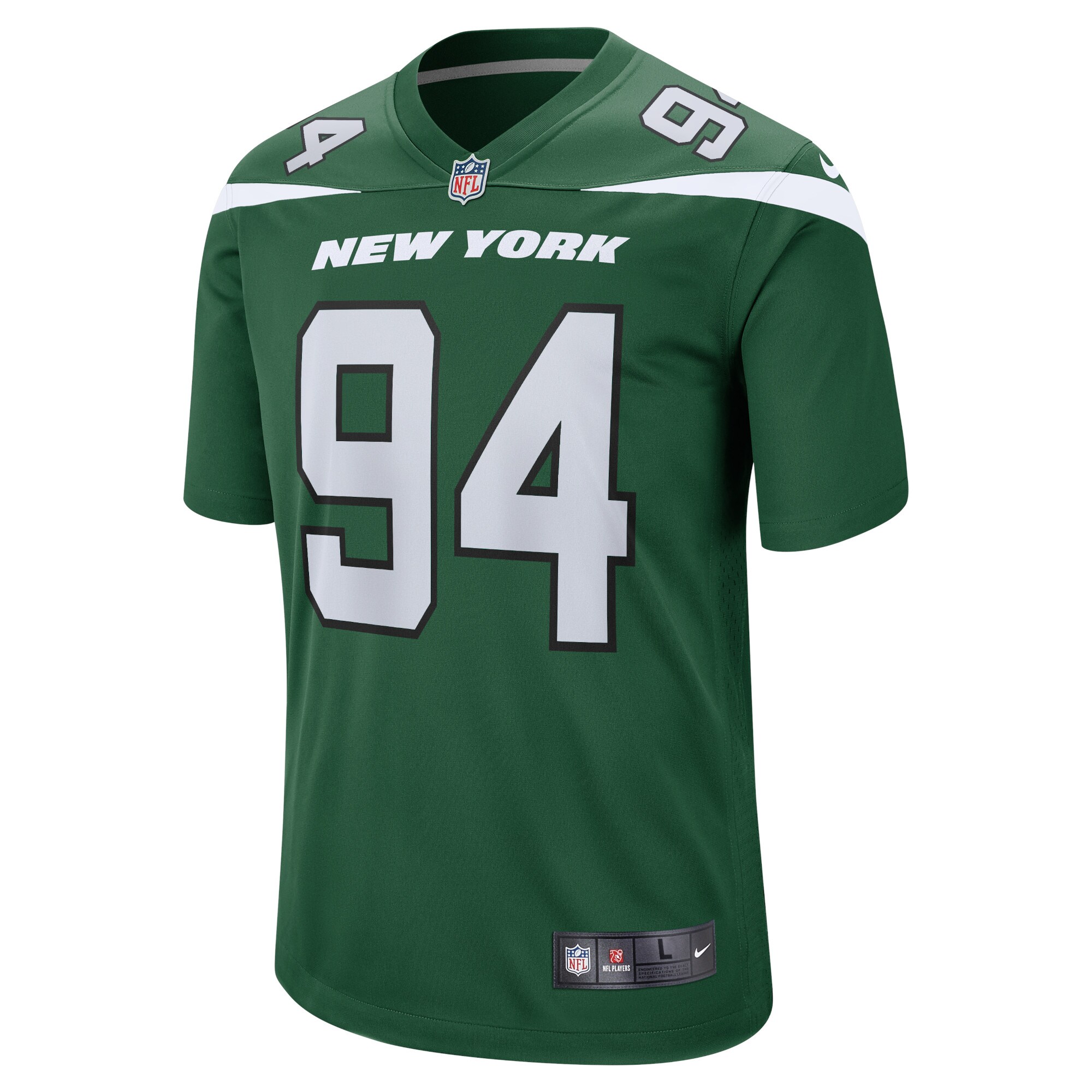 Solomon Thomas New York Jets  Game Jersey - Gotham Green