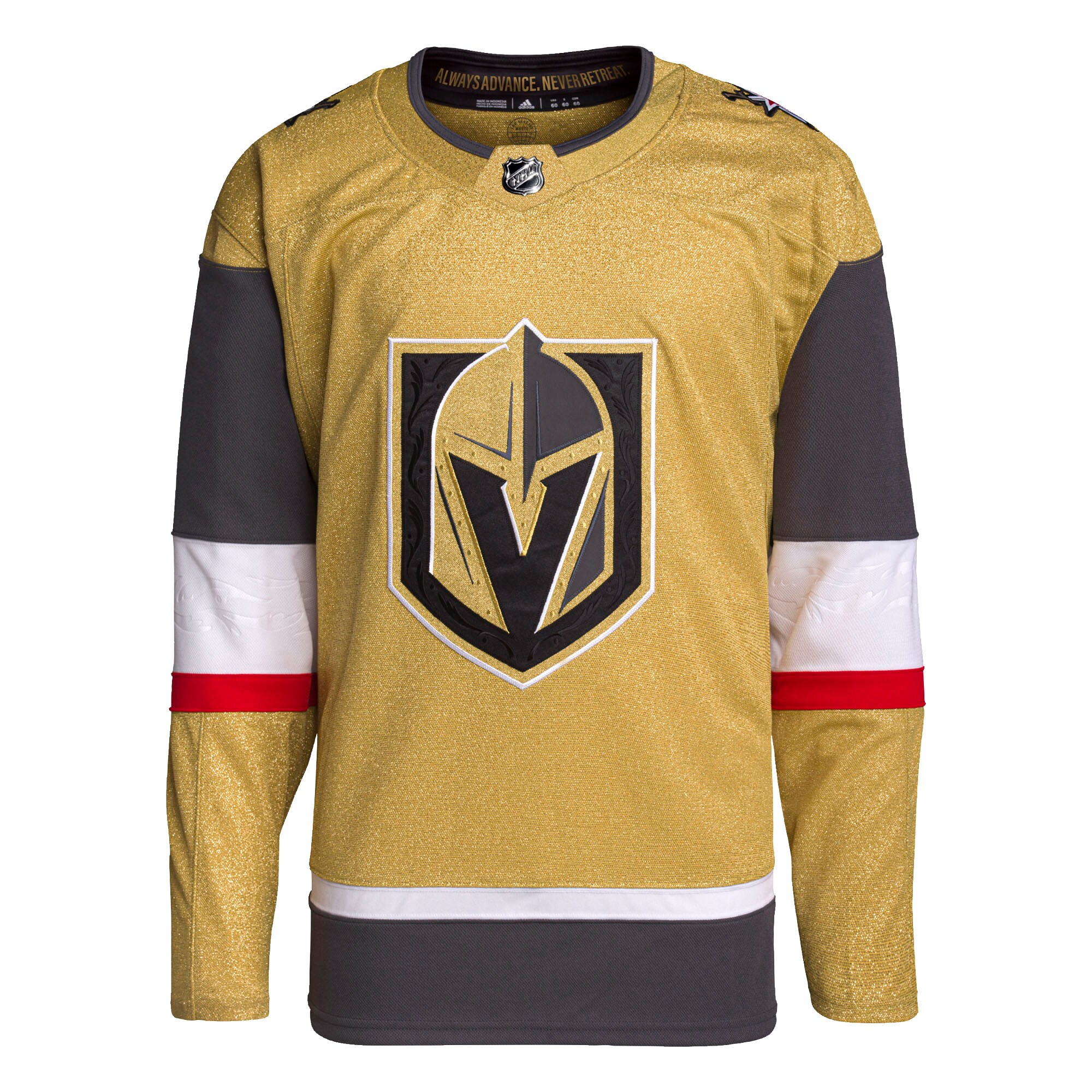 Vegas Golden Knights adidas Home Primegreen Authentic Jersey - Gold
