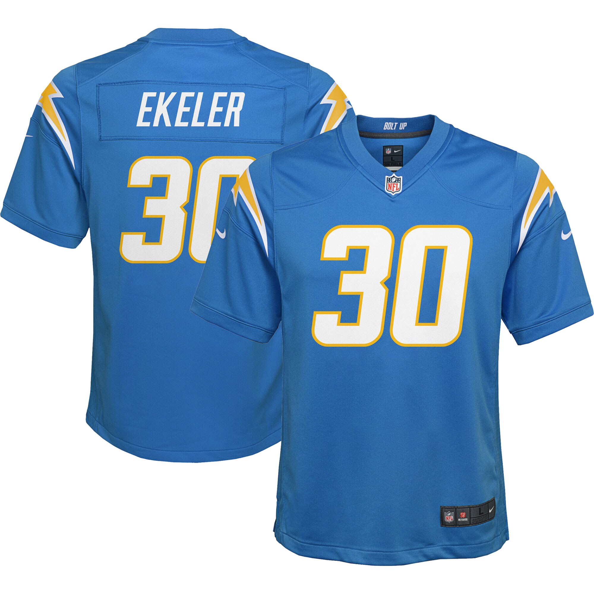 Austin Ekeler Los Angeles Chargers  Youth Game Jersey - Powder Blue