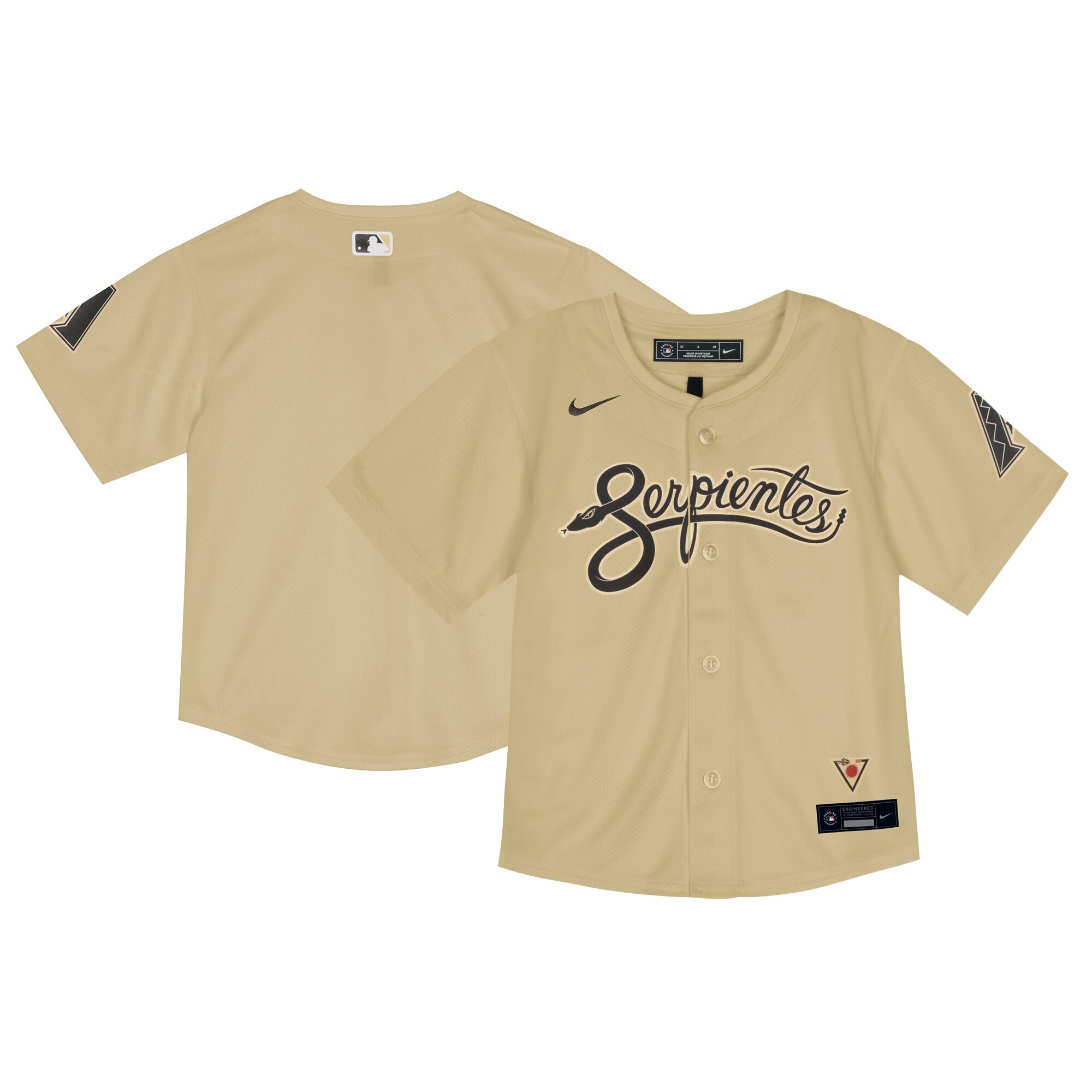Arizona Diamondbacks  Toddler City Connect Limited Jersey - Sand