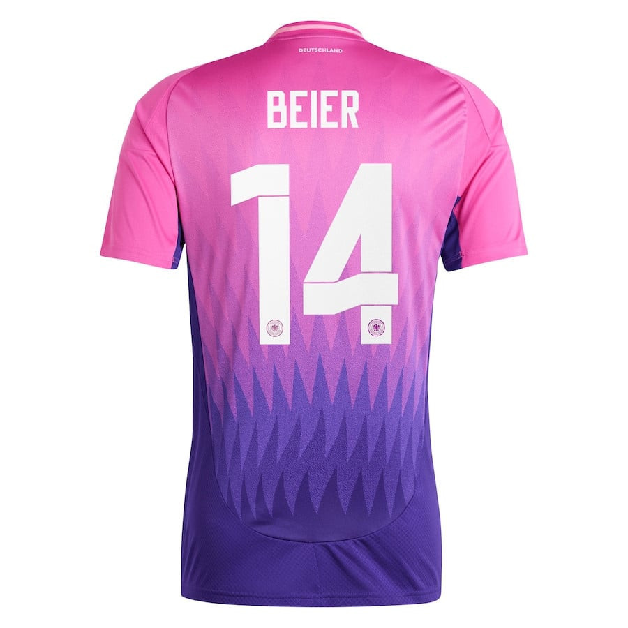 Maximilian Beier 14 Germany National Team 2024 Away Men Jersey - Pink