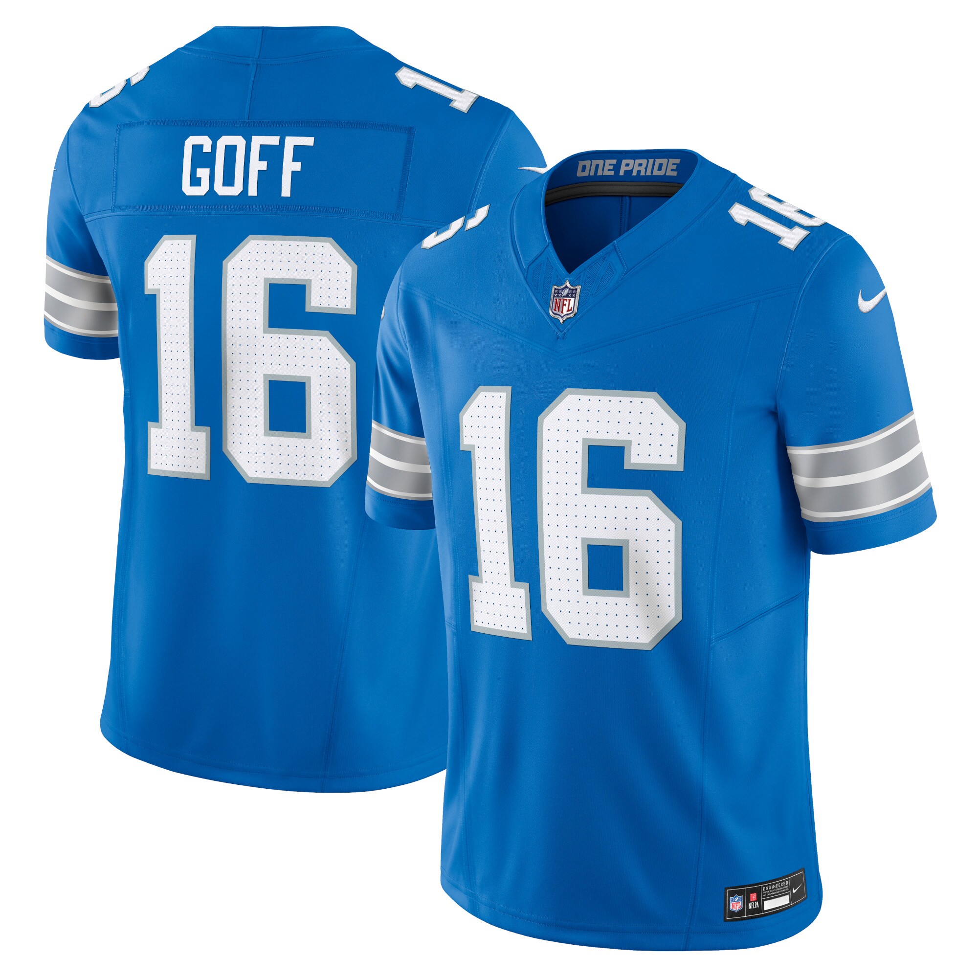 Jared Goff Detroit Lions  Vapor F.U.S.E. Limited Jersey - Blue