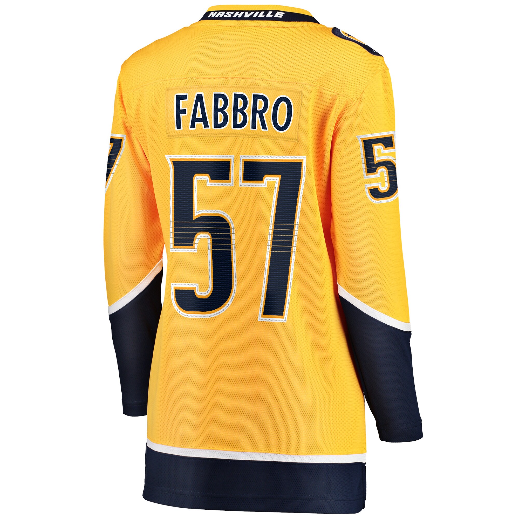 Dante Fabbro Nashville Predators Fanatics Women's Home Breakaway Player Jersey - Gold