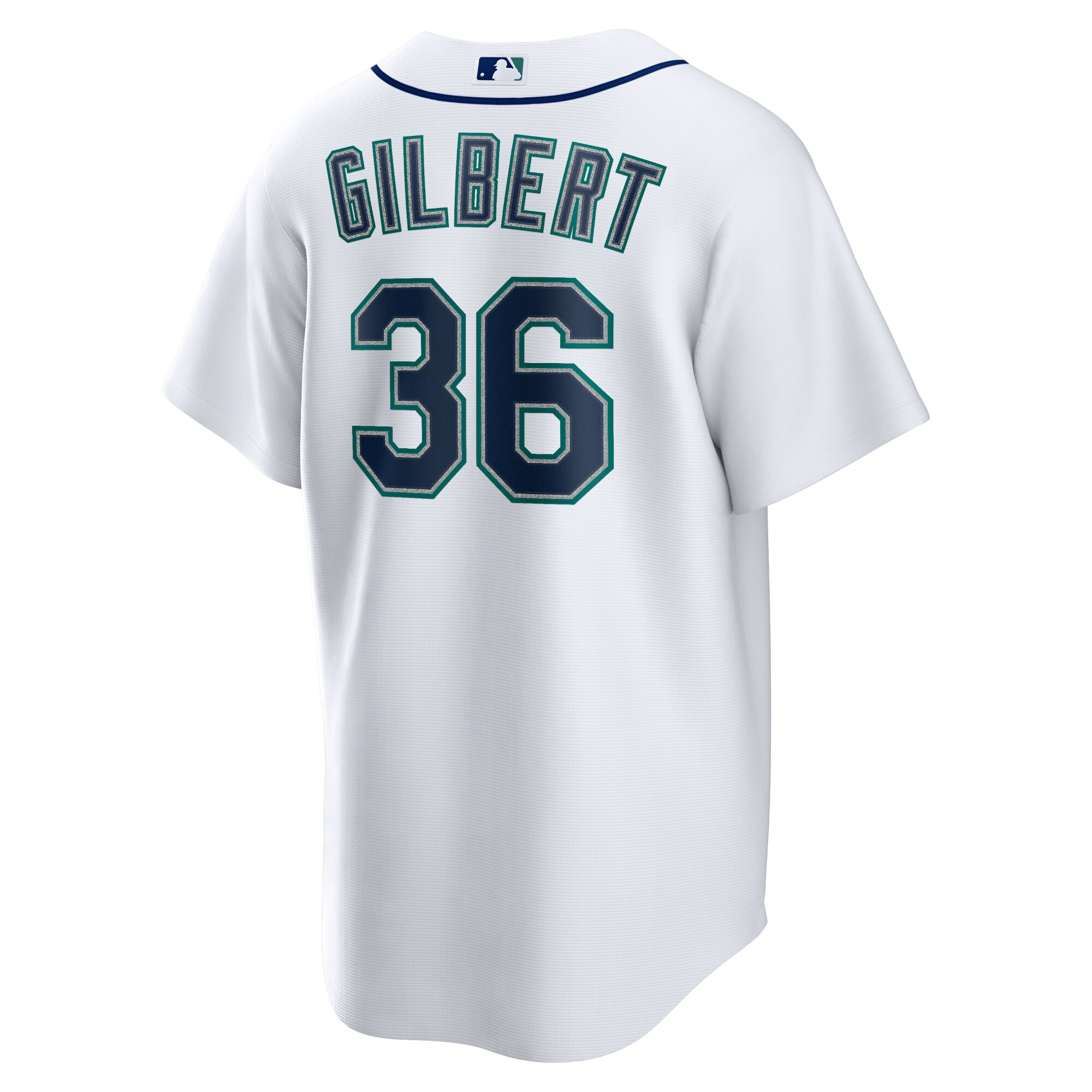 Logan Gilbert Seattle Mariners  Home Replica Jersey - White