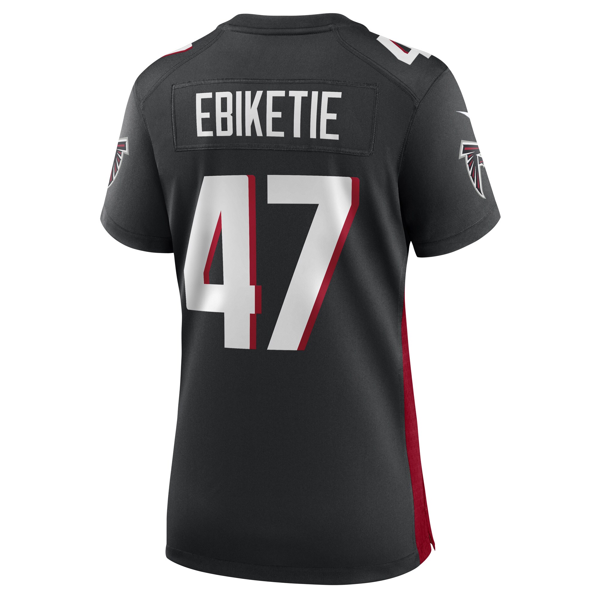 Arnold Ebiketie Atlanta Falcons  Women's Game Player Jersey - Black