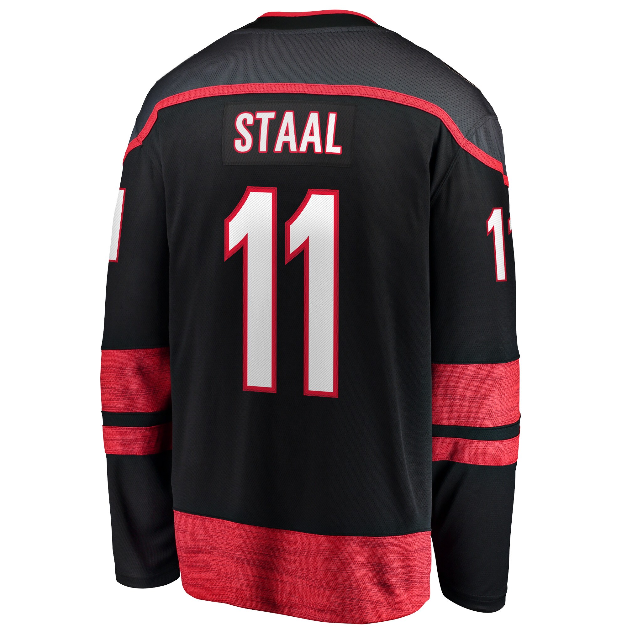 Jordan Staal Carolina Hurricanes Fanatics Home Captain Patch Breakaway Player Jersey - Black