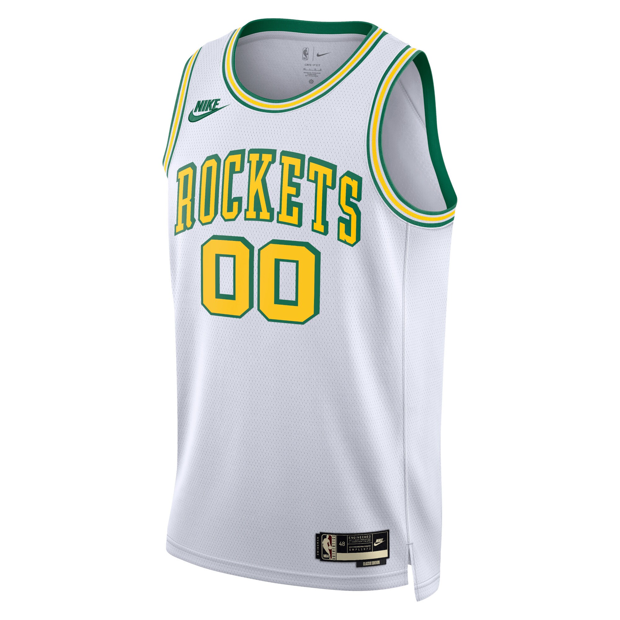 Houston Rockets  Unisex 2022\/23 Custom Swingman Jersey - Classic Edition - White