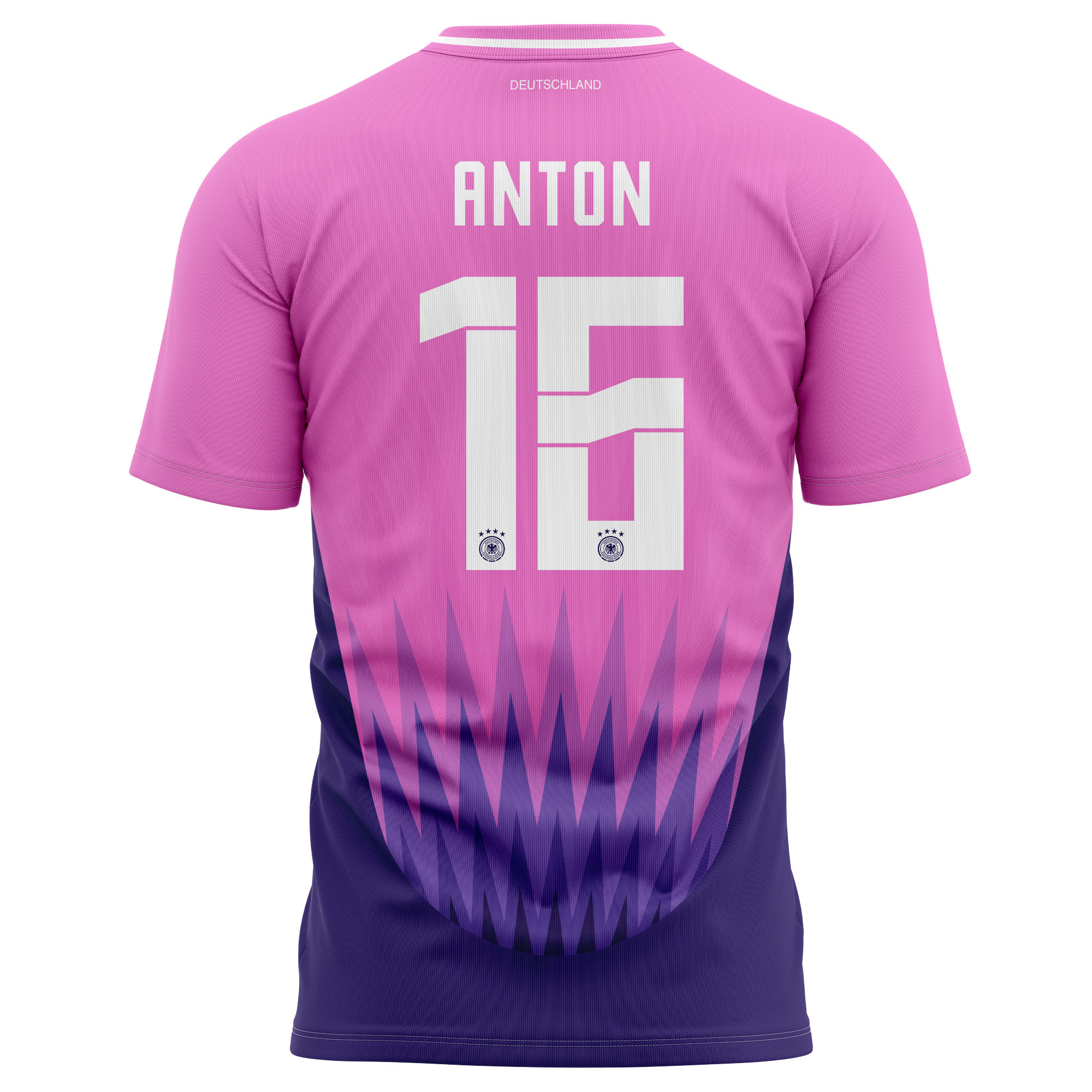 Waldemar Anton 16 Germany National Team 2024 Away Kits AOP T-shirt - Purple