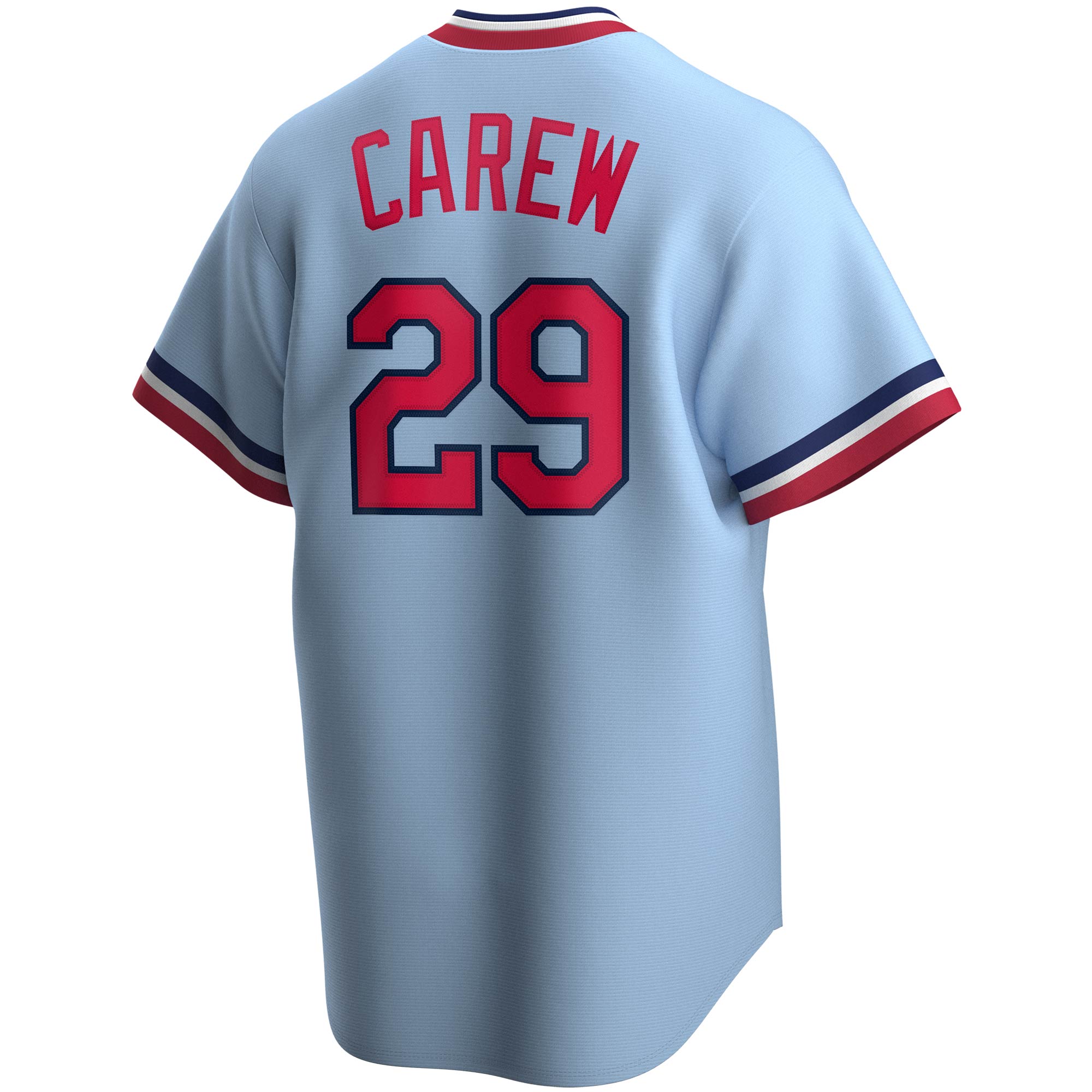 Rod Carew Minnesota Twins  Road Cooperstown Collection Player Jersey - Light Blue