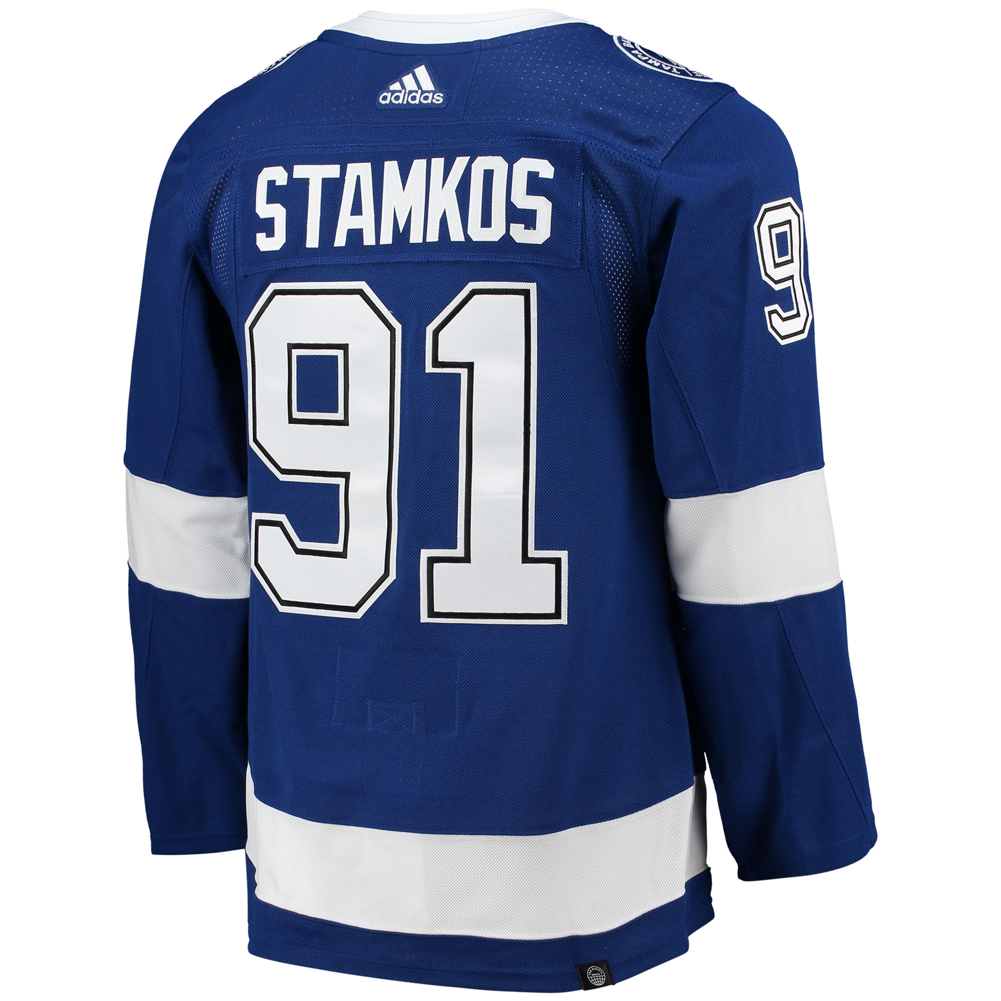 Steven Stamkos Tampa Bay Lightning adidas Home Primegreen Authentic Player Jersey - Blue