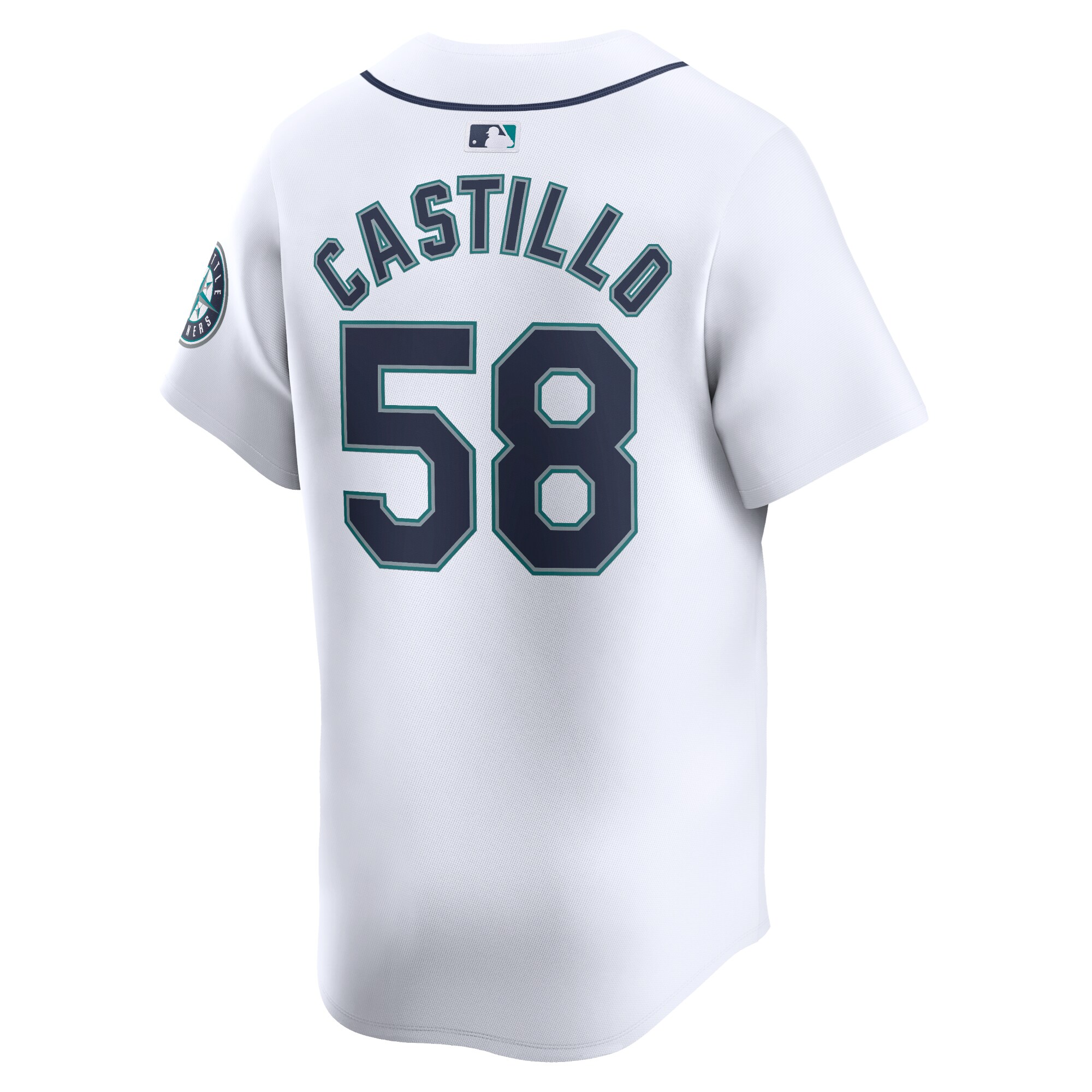 Luis Castillo Seattle Mariners  Home Limited Player Jersey - White
