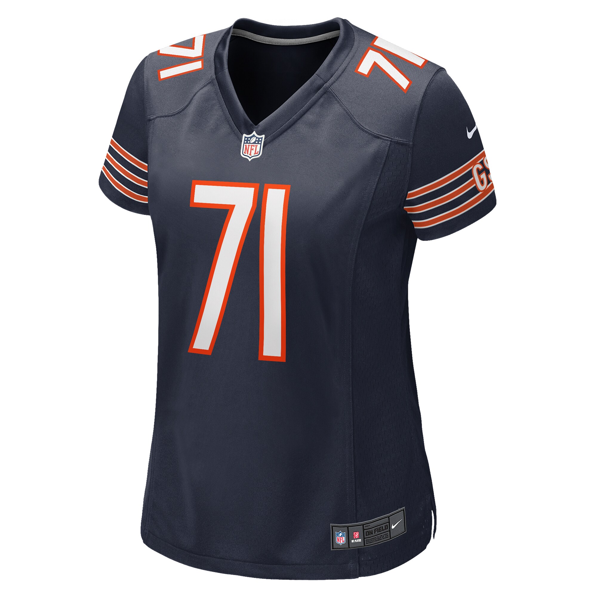 Ryan Bates Chicago Bears  Women's  Game Jersey -  Navy