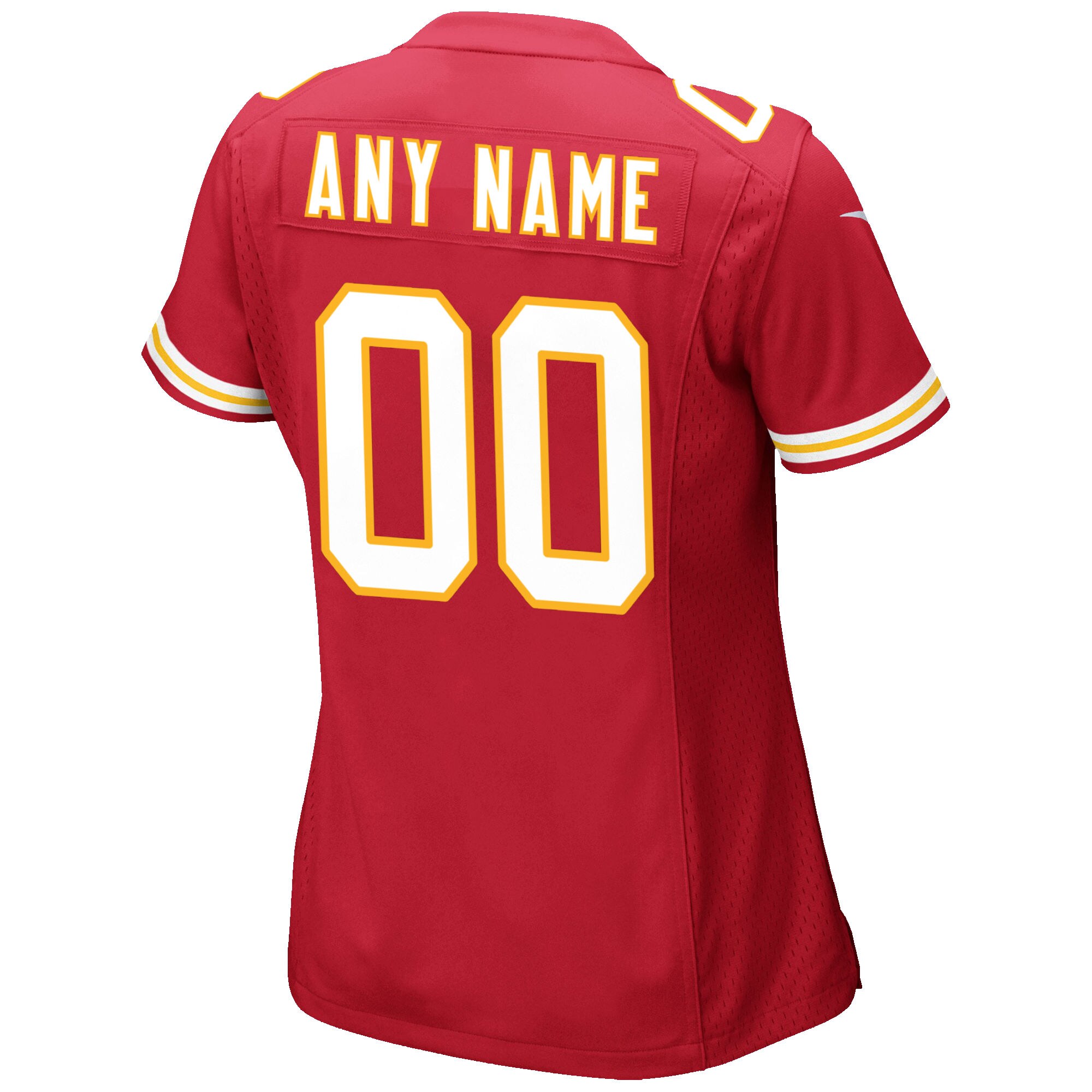 Kansas City Chiefs  Women's Custom Game Jersey - Red