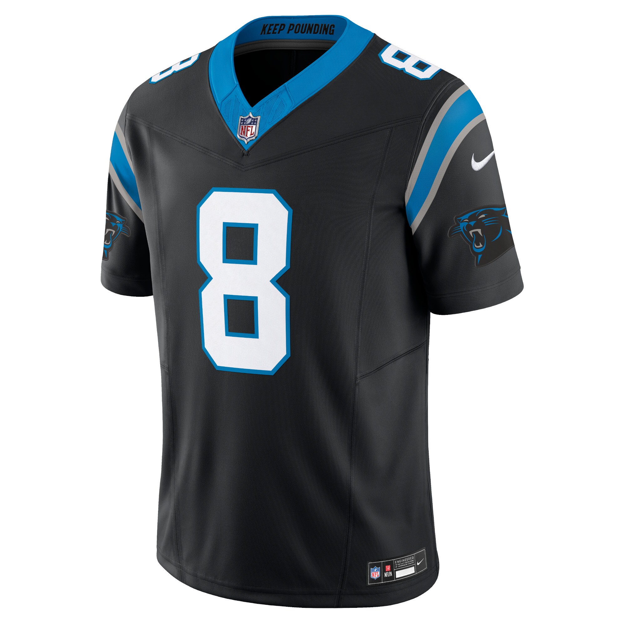 Jaycee Horn Carolina Panthers  Vapor F.U.S.E. Limited Jersey - Black