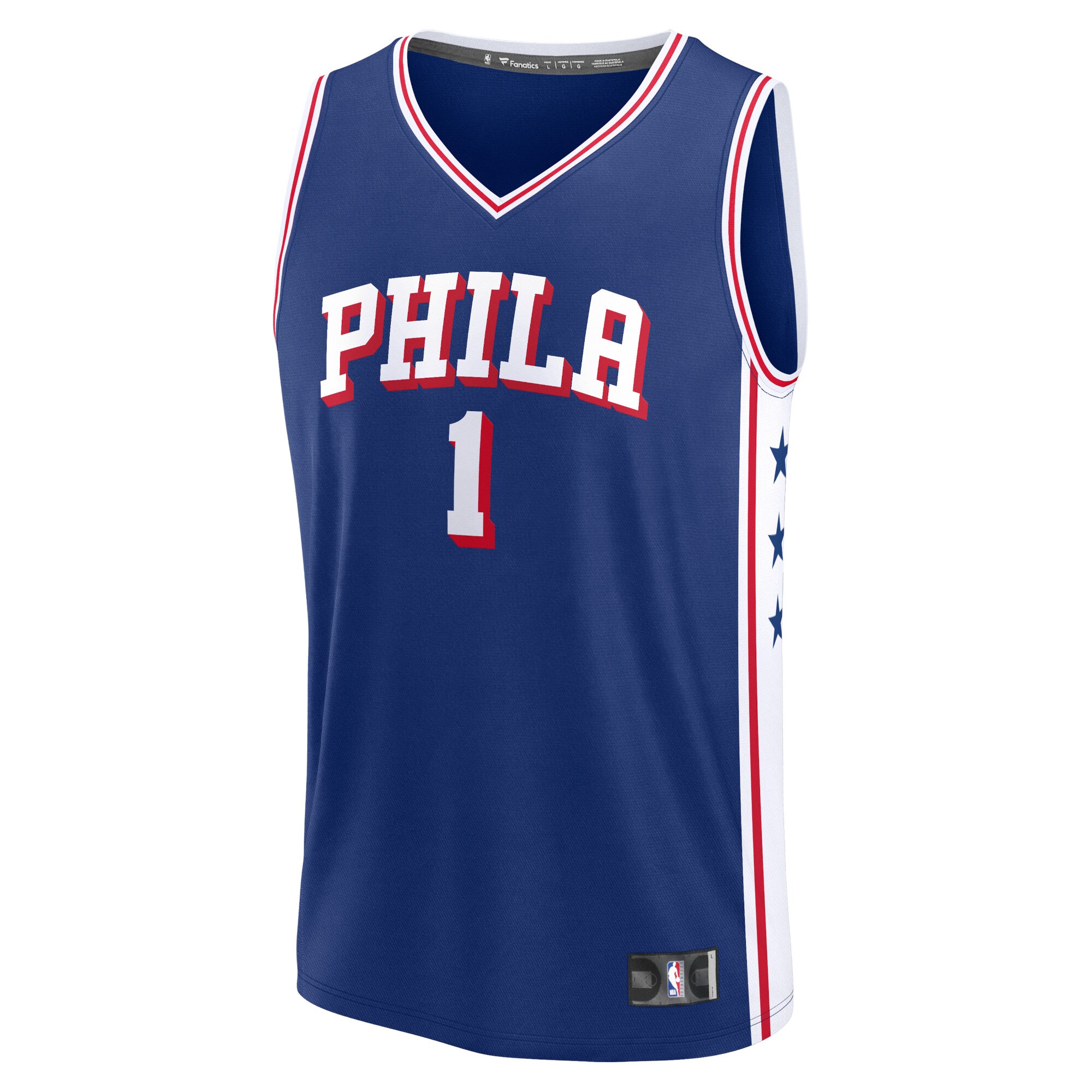 James Harden Philadelphia 76ers Fanatics Fast Break Replica Jersey - Icon Edition - Royal