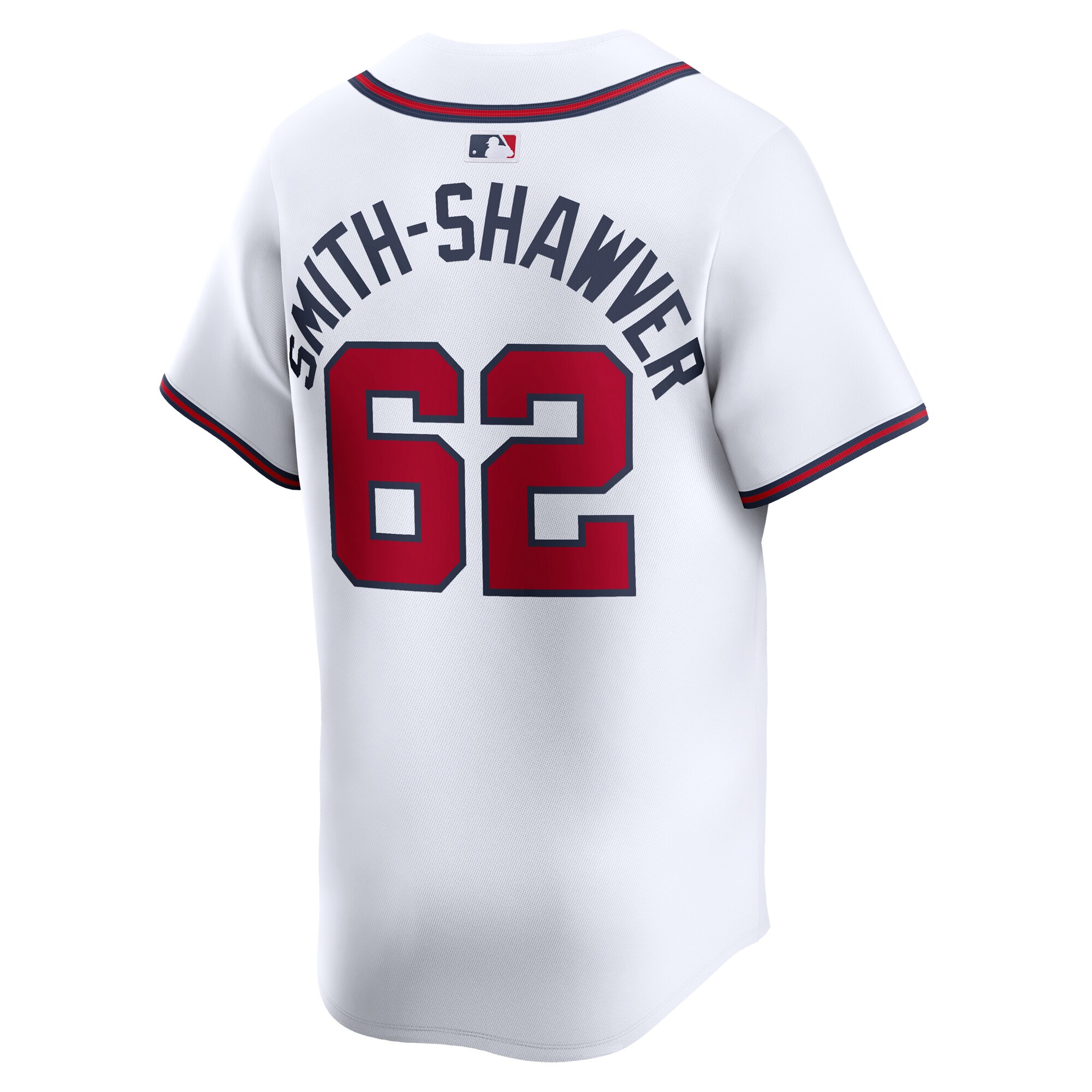 AJ Smith-Shawver Atlanta Braves  Home Limited Player Jersey\u00c2\u00a0\u00e2\u20ac\u201c White