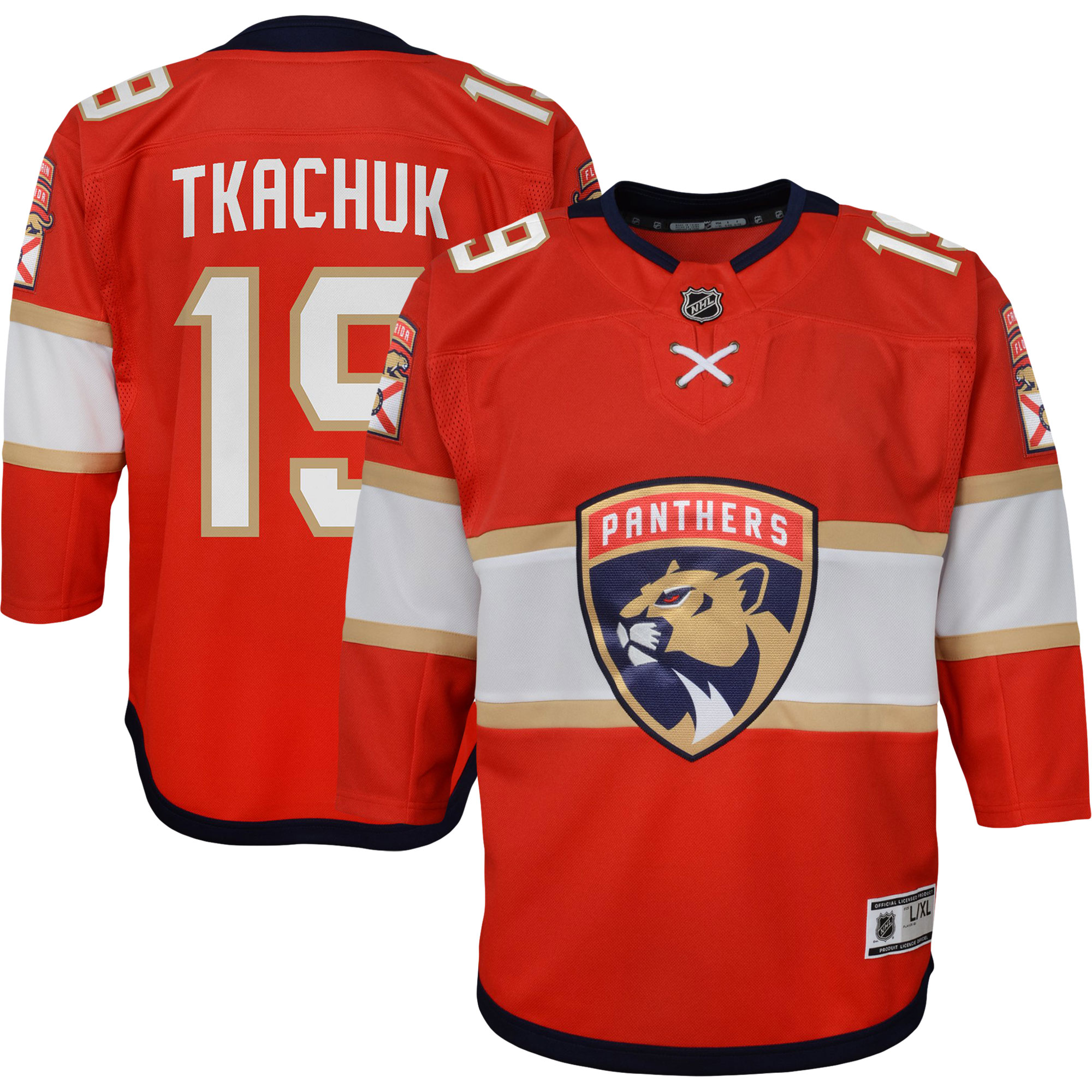Matthew Tkachuk Florida Panthers Youth Home Replica Player Jersey - Red