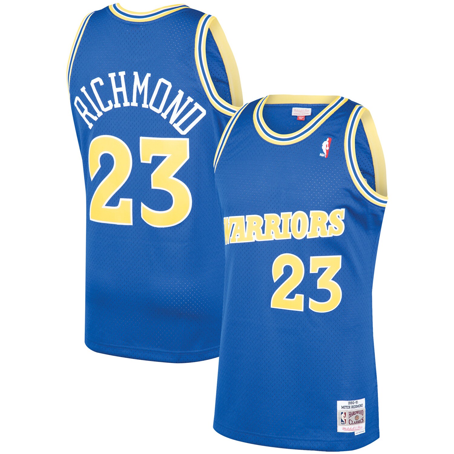 Mitch Richmond Golden State Warriors Mitchell & Ness 1990\/91 Hardwood Classics Swingman Jersey - Royal