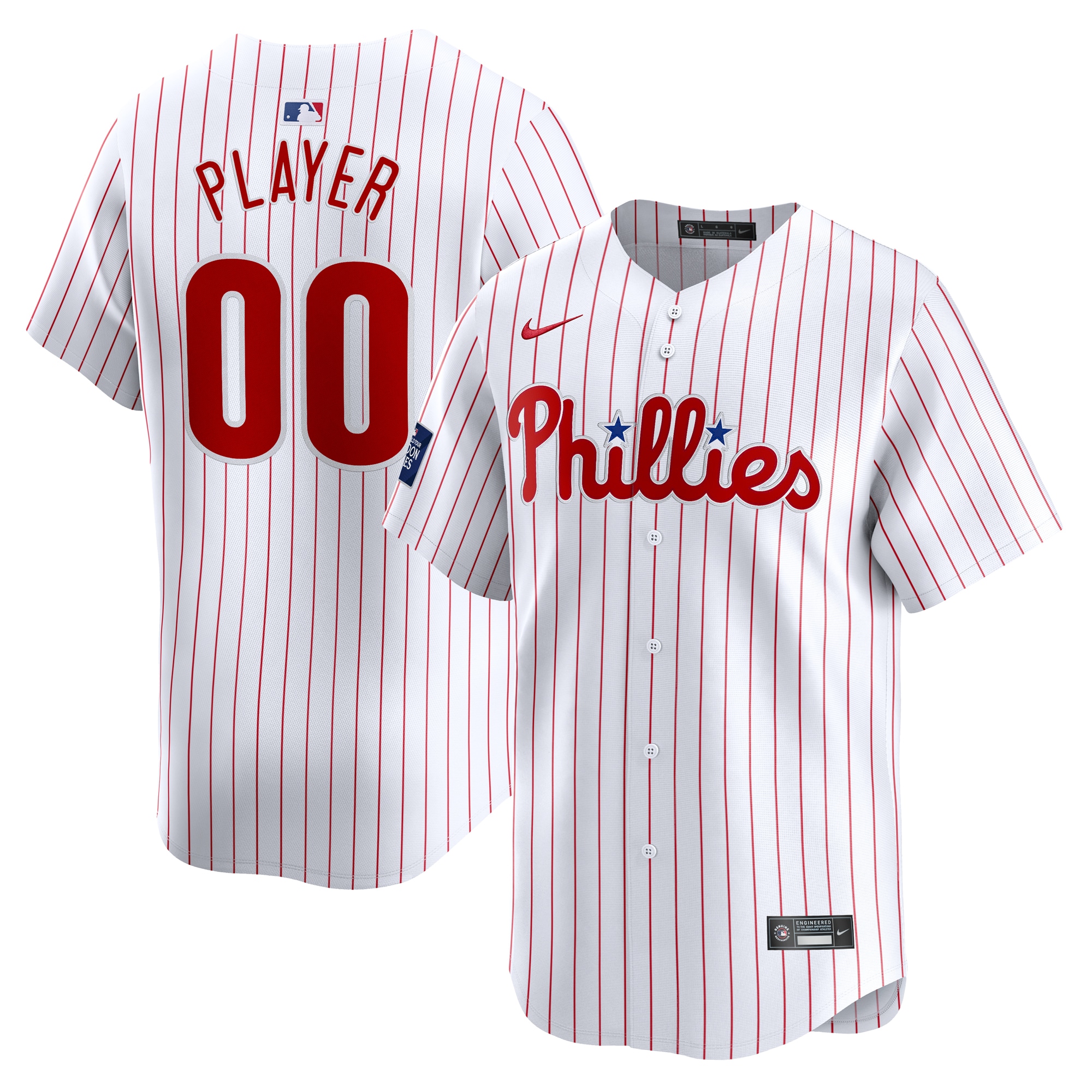 Philadelphia Phillies  2024 MLB World Tour London Series Home Pick-A-Player Limited Jersey\u00c2\u00a0\u00e2\u20ac\u201c White