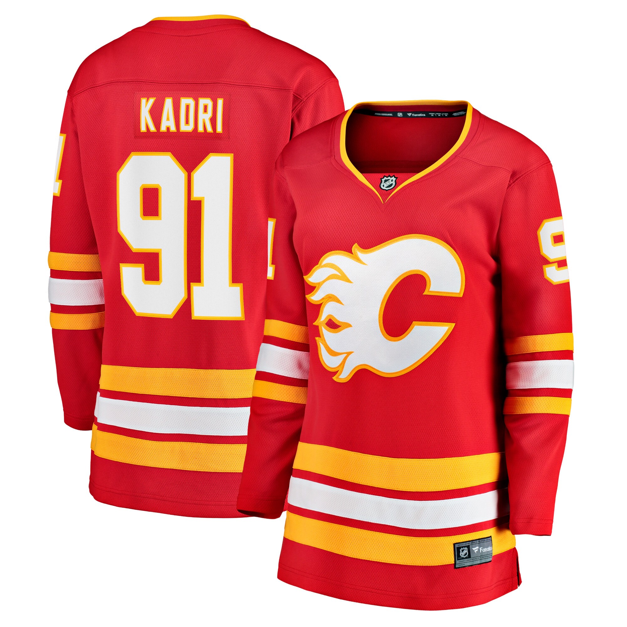 Nazem Kadri Calgary Flames Fanatics Women's Home Breakaway Player Jersey - Red
